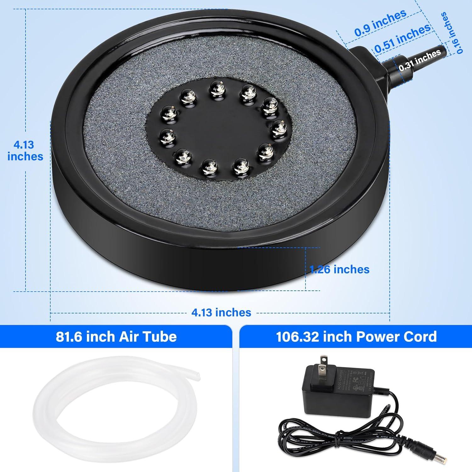 Luz de burbujas para acuario Fishkeeper FK019 LED 16 colores