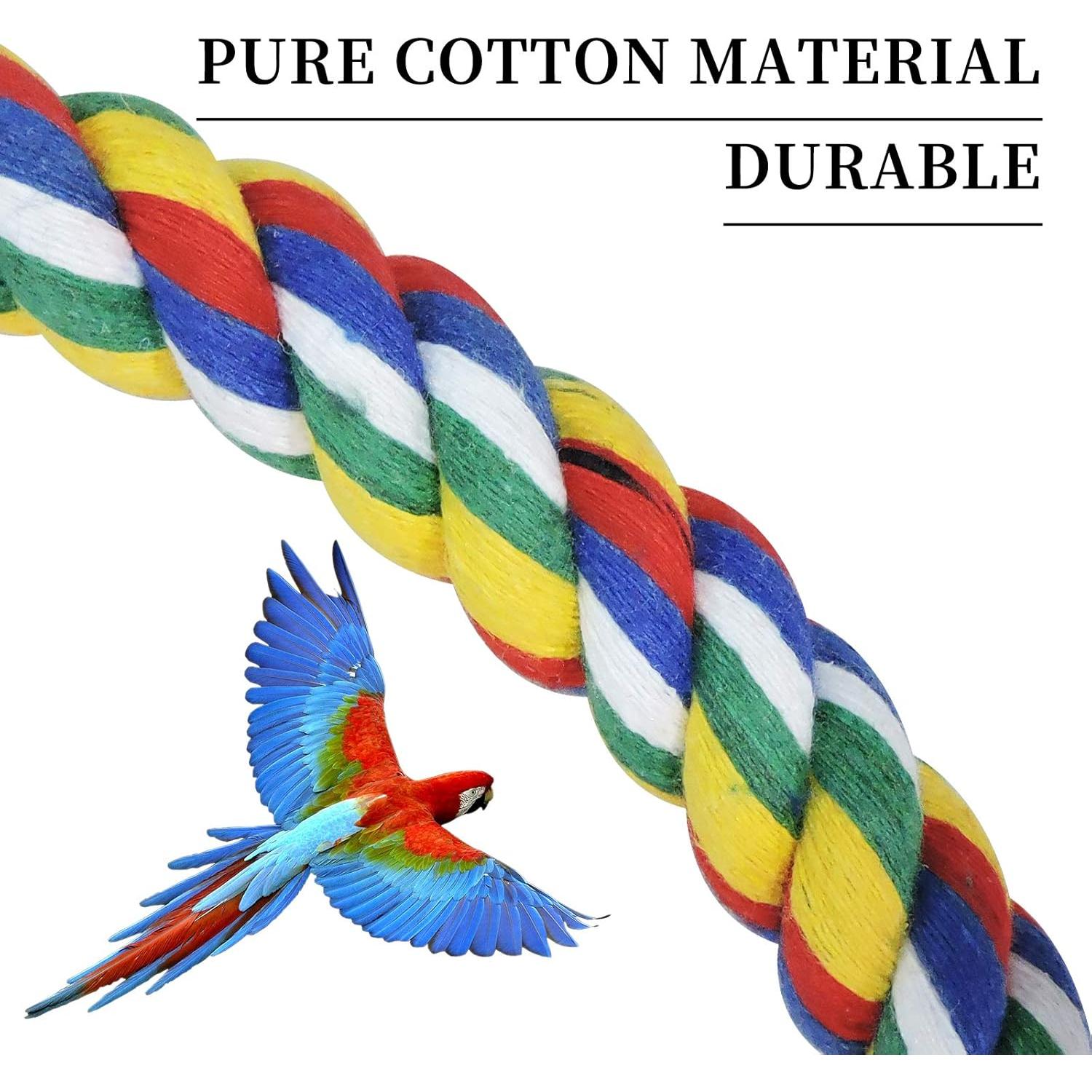 Columpio para Pájaro WishLotus de Cuerda de Algodón 18cm