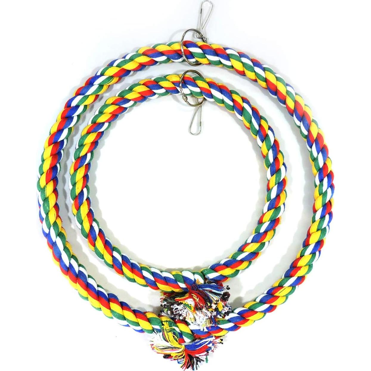 Columpio para Pájaro WishLotus de Cuerda de Algodón 18cm