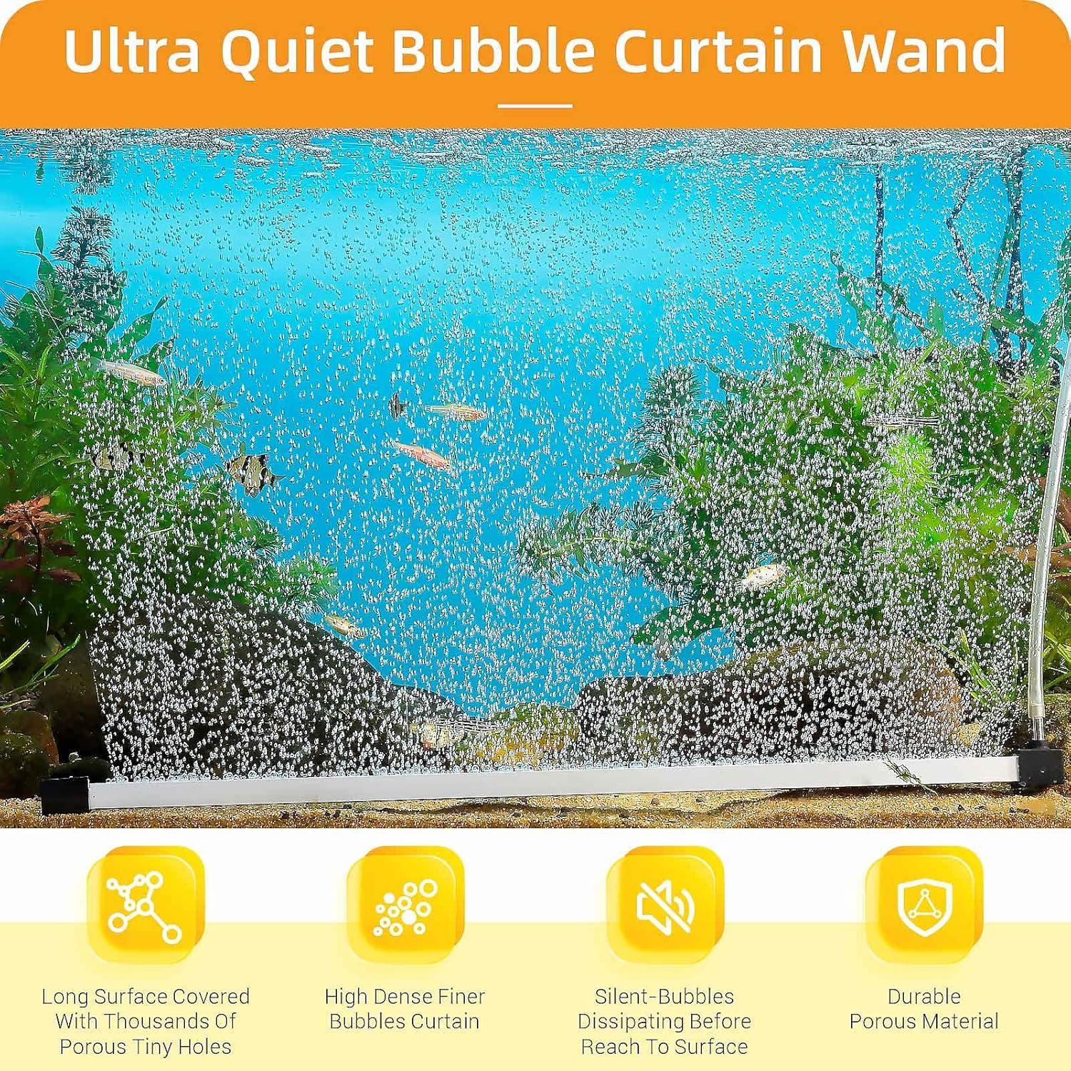 Piedra de Aire Acuática hygger 40.64 cm con Manguera y Ventosas