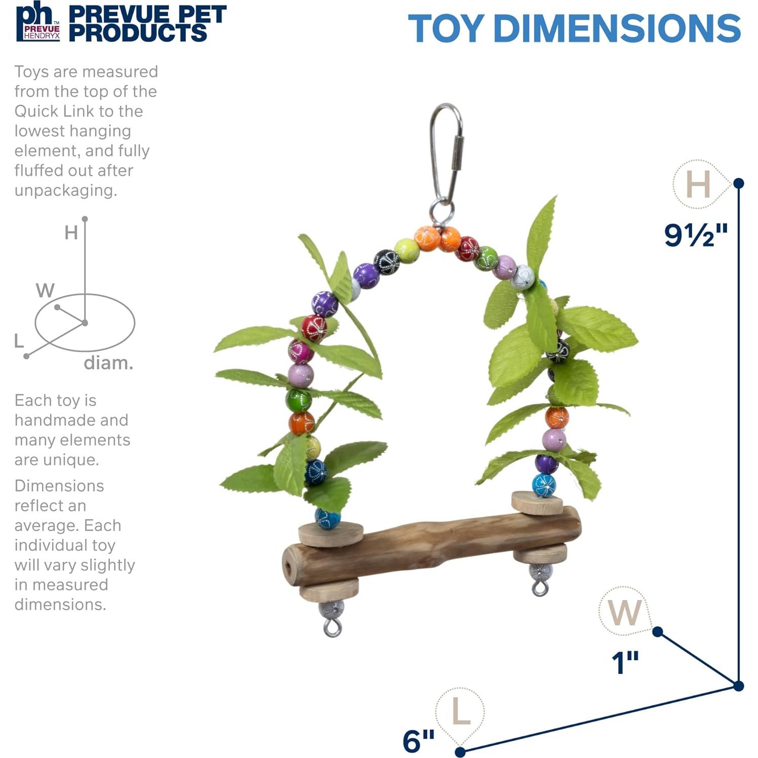 Columpio para Aves del Paraíso Prevue 60235 15x2.5x24cm