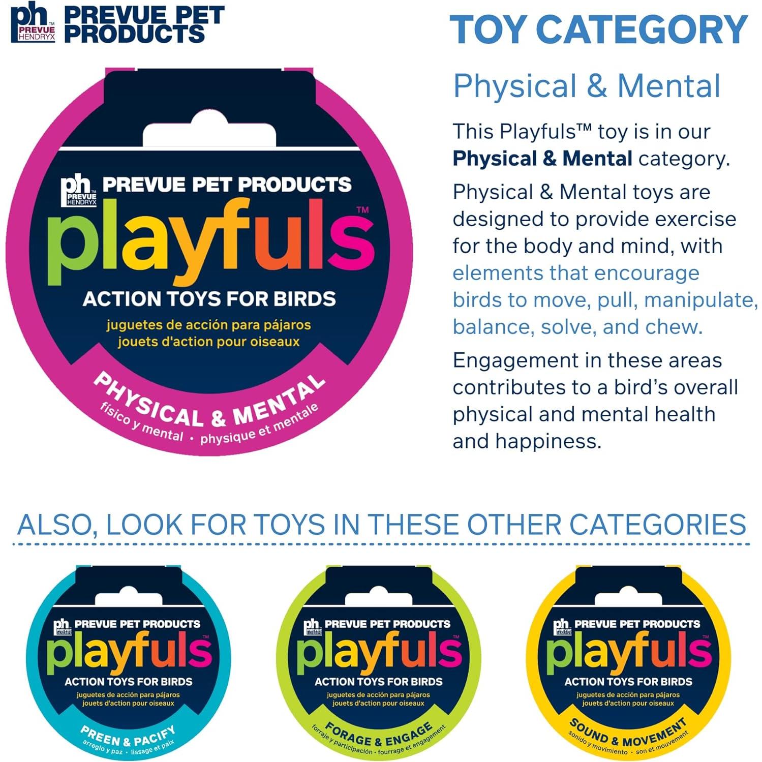 Columpio para Aves del Paraíso Prevue 60235 15x2.5x24cm