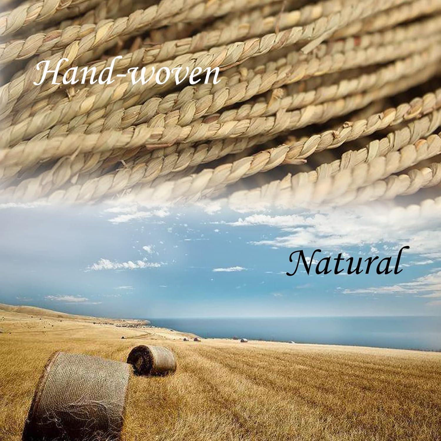 Hamaca de Hierba Marina MUYG para Aves - 42x32 cm, 2 Pcs