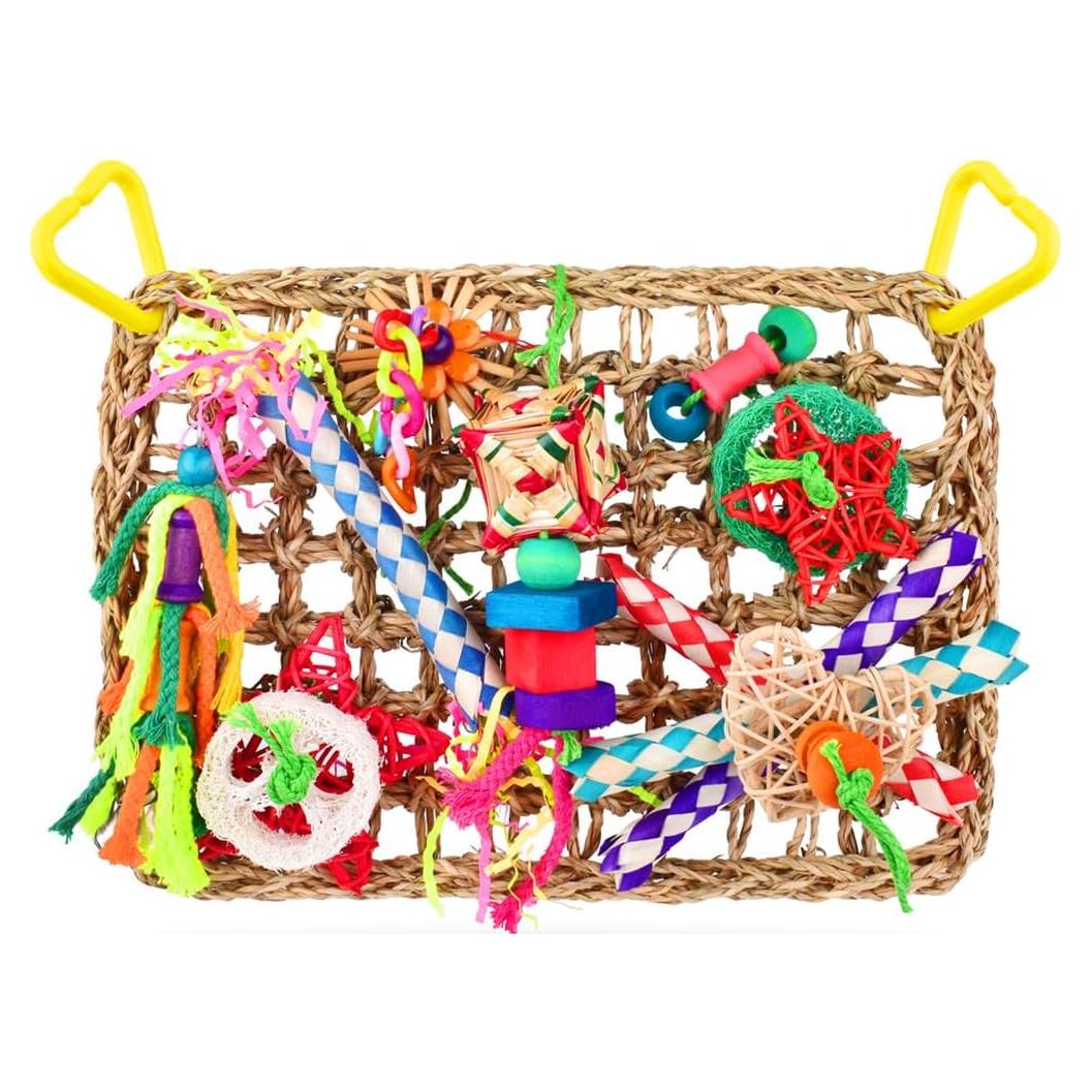 Juguete para Aves KATUMO Alfombrilla de Hierba 30x20.8cm