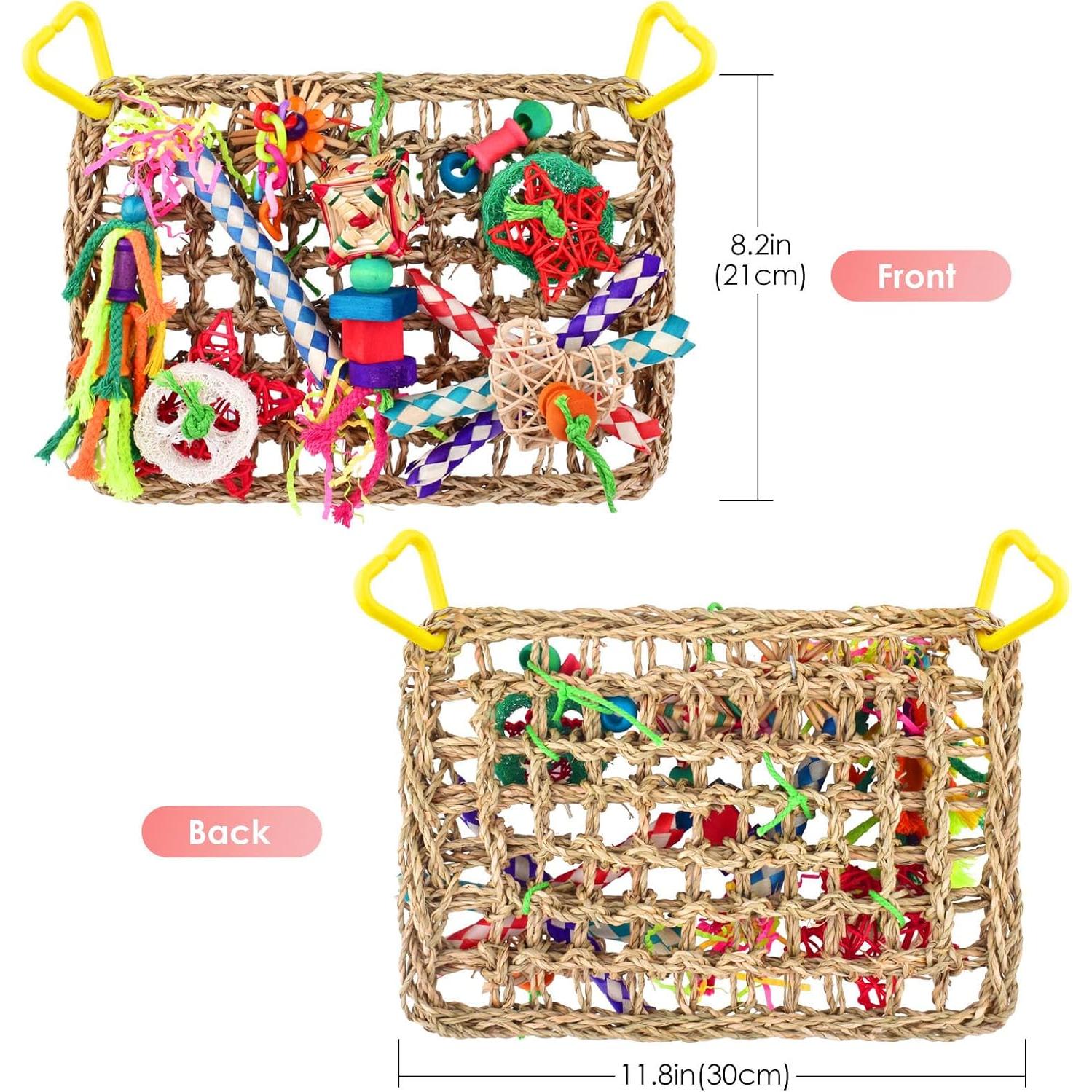 Juguete para Aves KATUMO Alfombrilla de Hierba 30x20.8cm