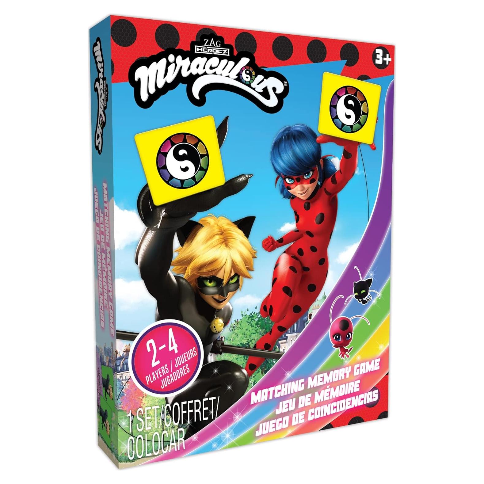 Juego de Cartas de Memoria TCG Toys Ladybug - 72 Piezas