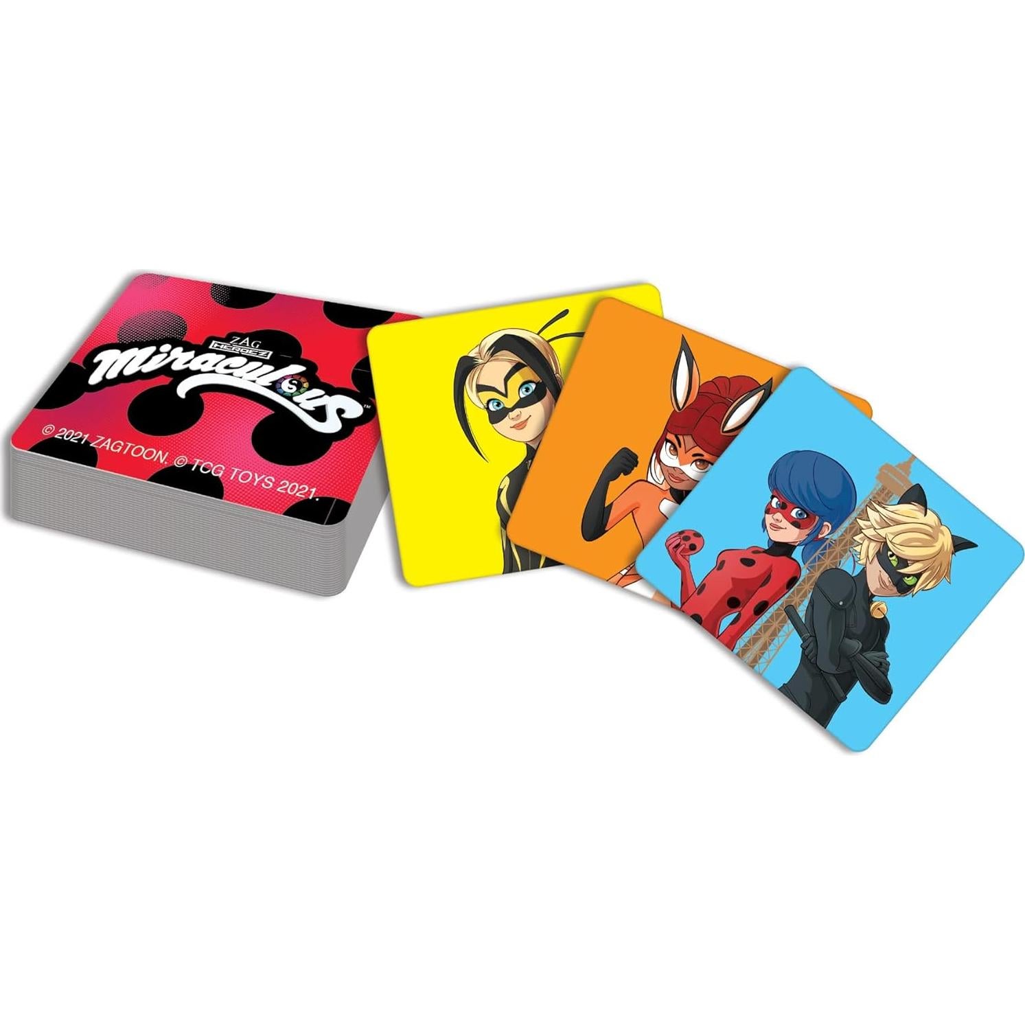 Juego de Cartas de Memoria TCG Toys Ladybug - 72 Piezas