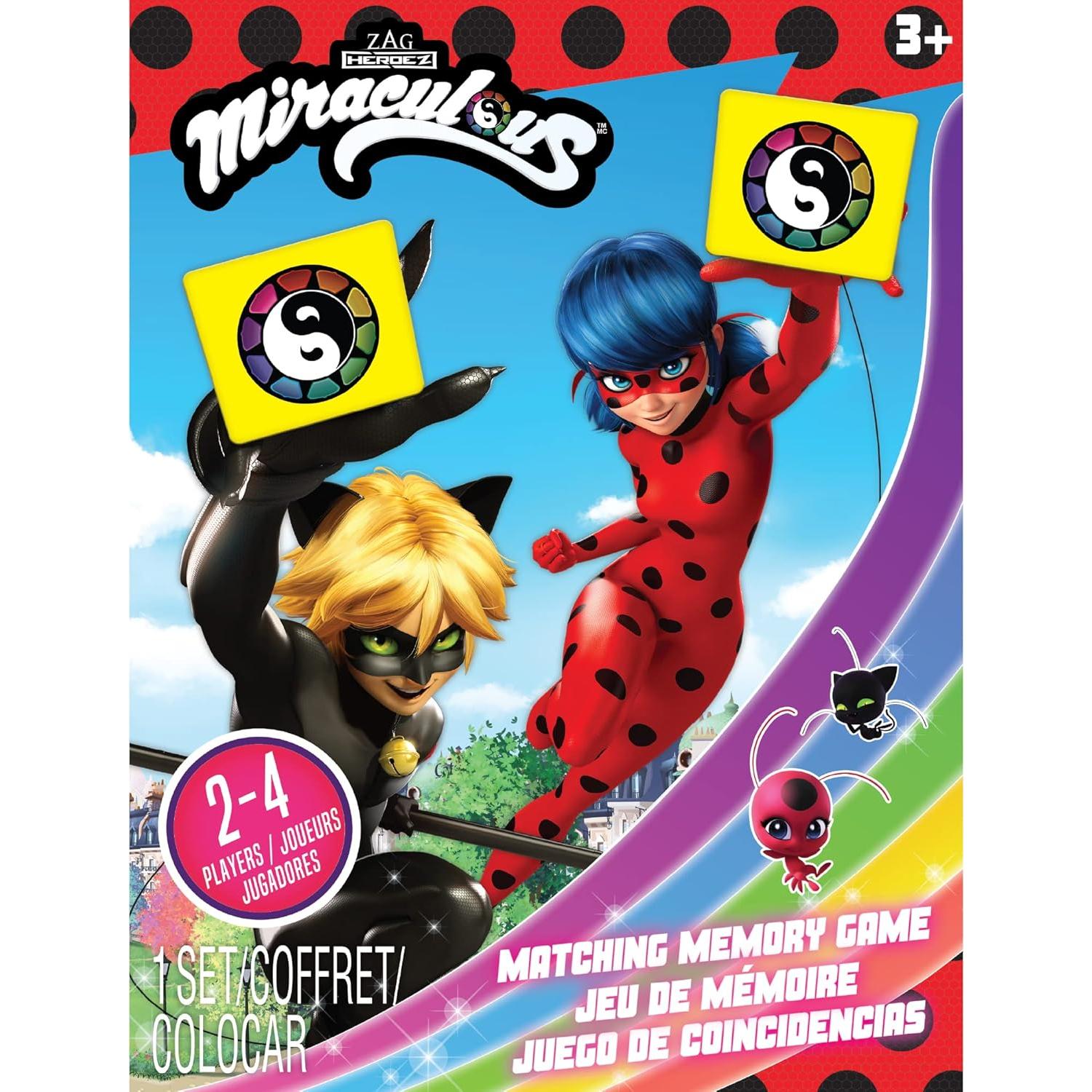 Juego de Cartas de Memoria TCG Toys Ladybug - 72 Piezas