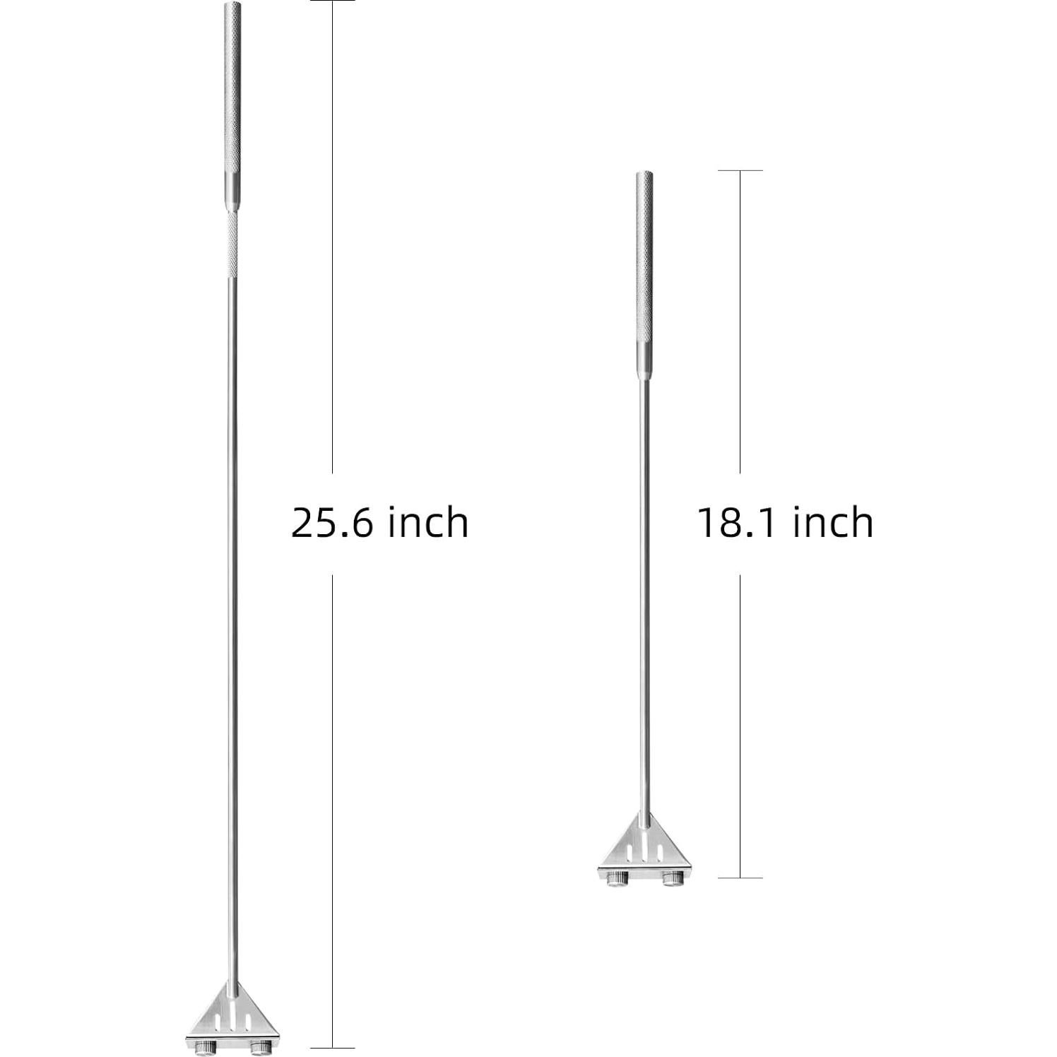 Raspador de Algas Kirecoo 65 cm Acero Inoxidable para Acuarios