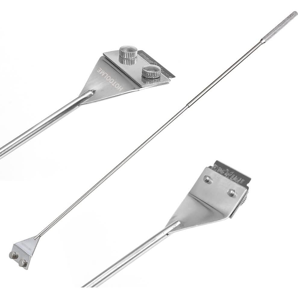 Raspador de Acuario HOTOOLME 65 cm Acero Inoxidable 10 Cuchillas