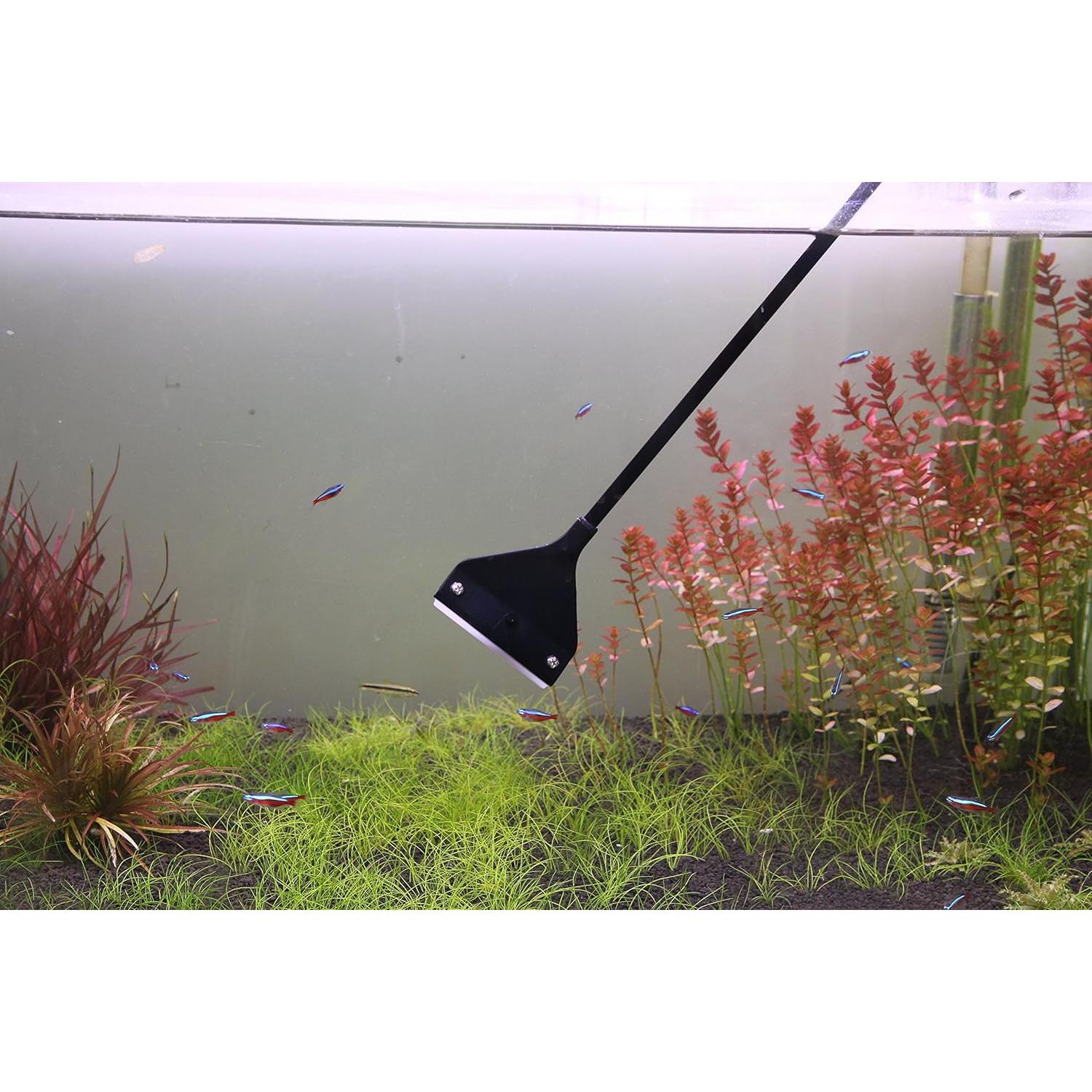 Limpiador de Acuario QANVEE 66 cm con 10 Cuchillas Inoxidable