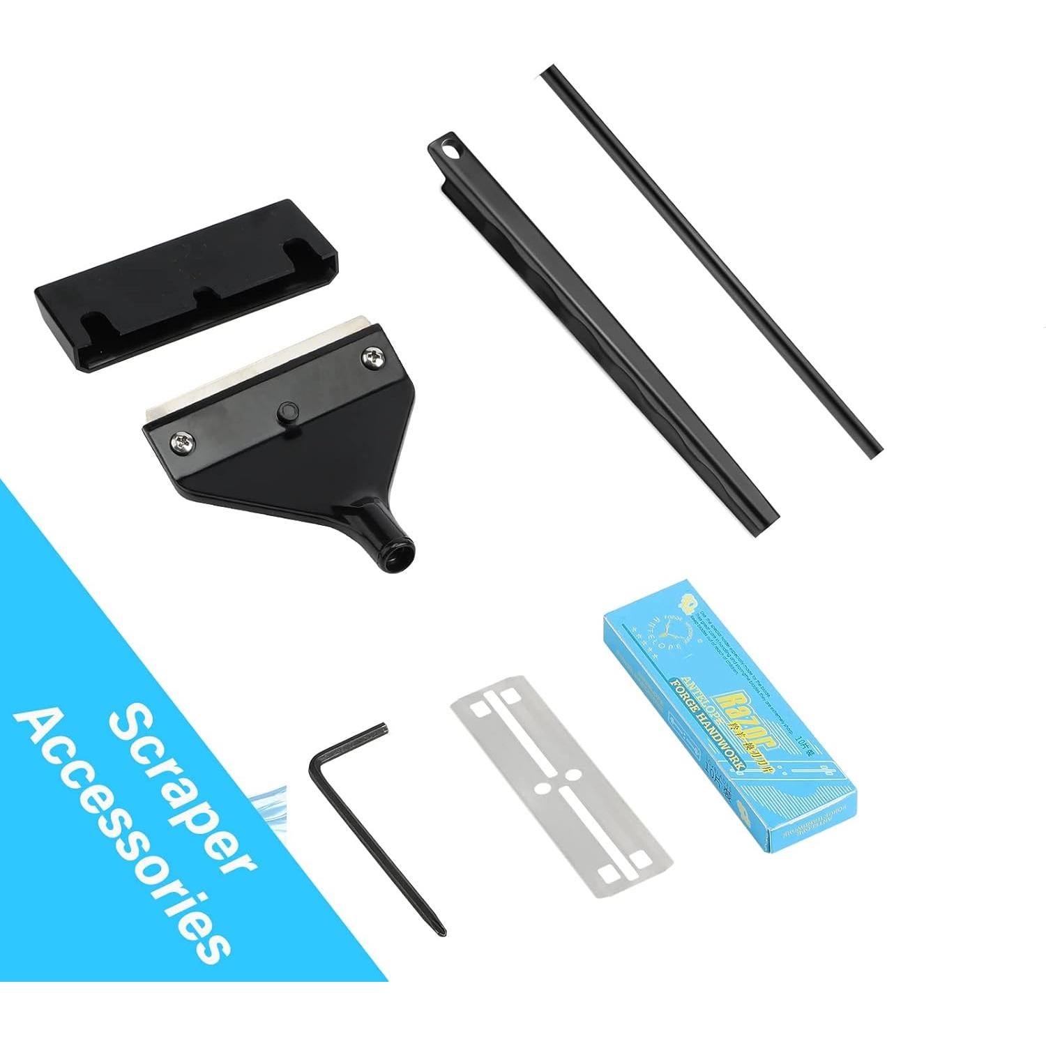 Rascador de Algas para Acuario Vimvins con 10 Cuchillas Reemplazables