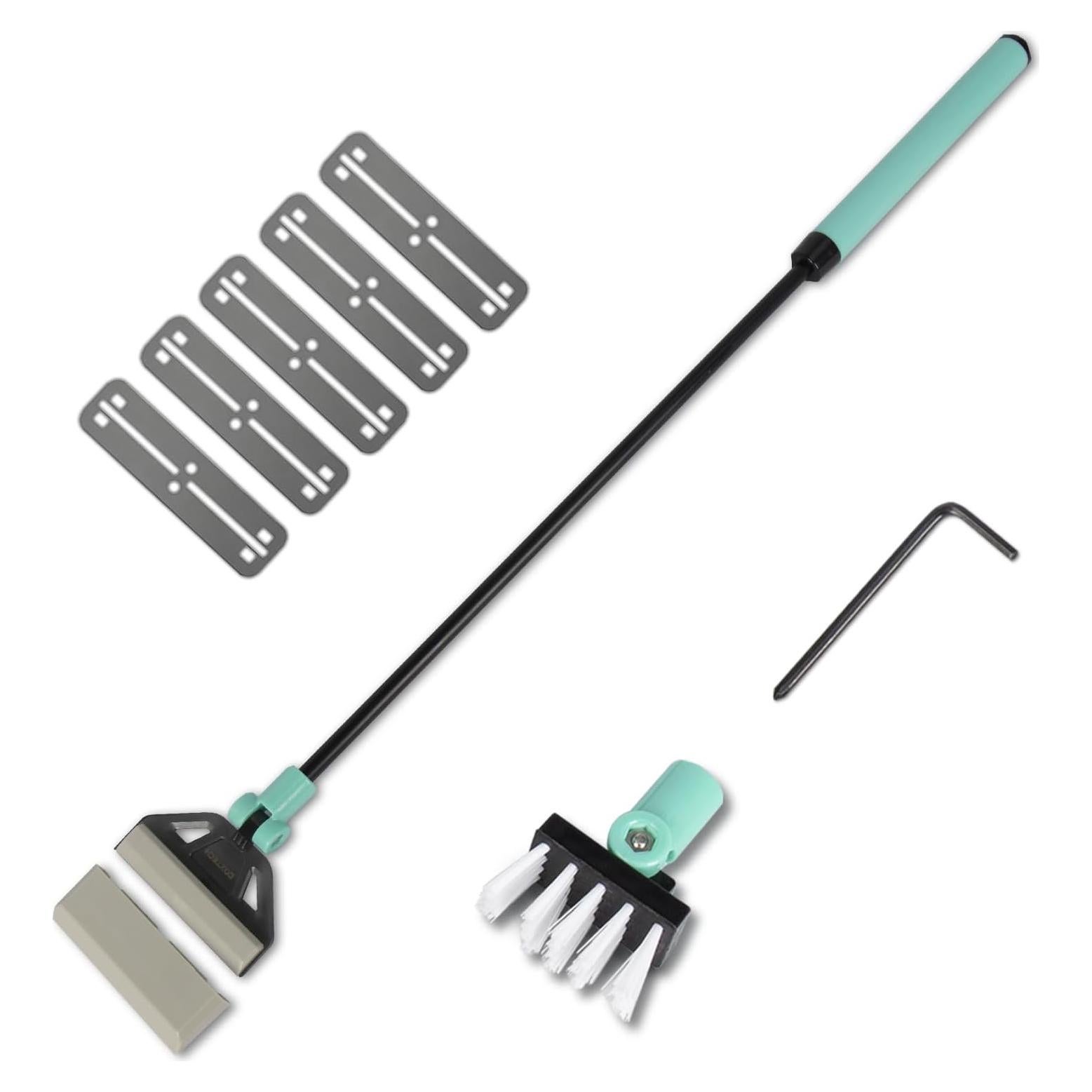 Raspador de Algas UPETTOOLS para Acuarios 50 cm con 5 Cuchillas