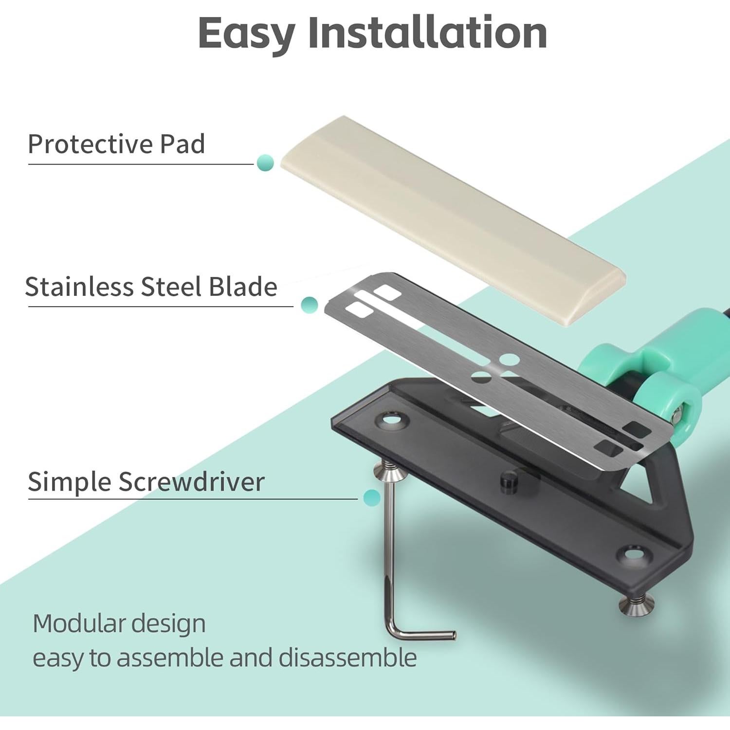 Raspador de Algas UPETTOOLS 2 en 1 para Acuarios 75-150L