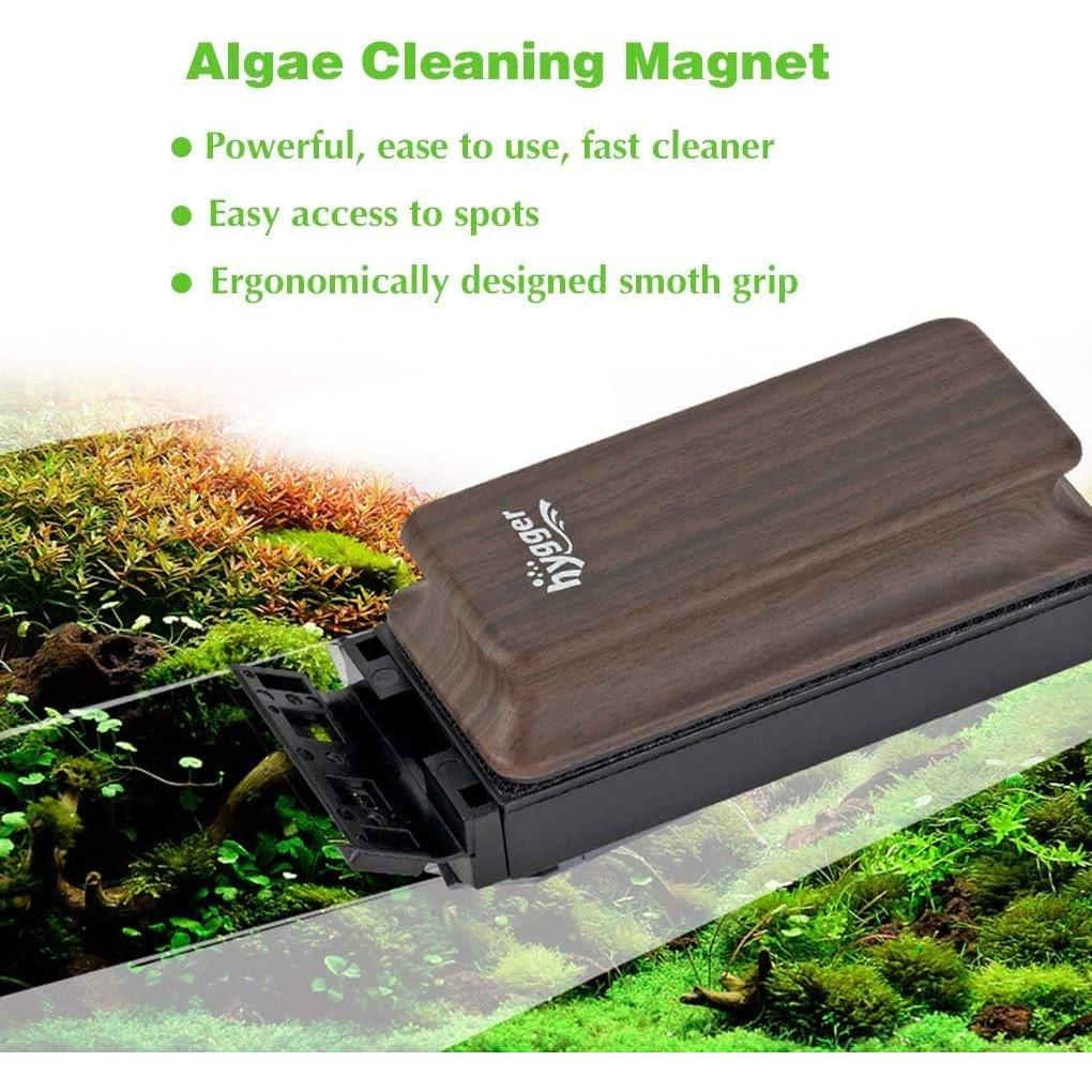 Limpiador Magnético para Acuarios hygger 10.4x5.3cm con Cuchillas
