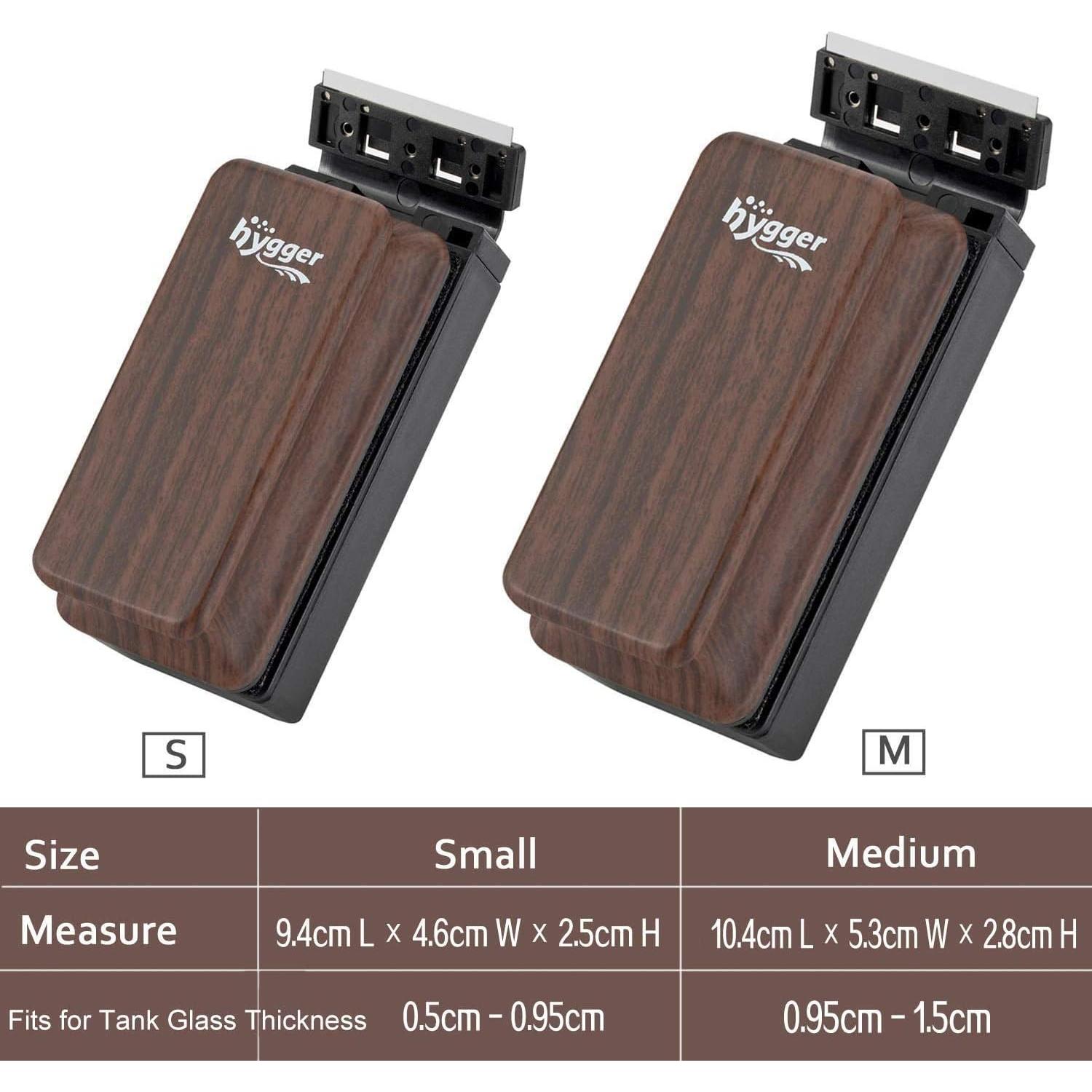 Limpiador Magnético para Acuarios hygger 10.4x5.3cm con Cuchillas