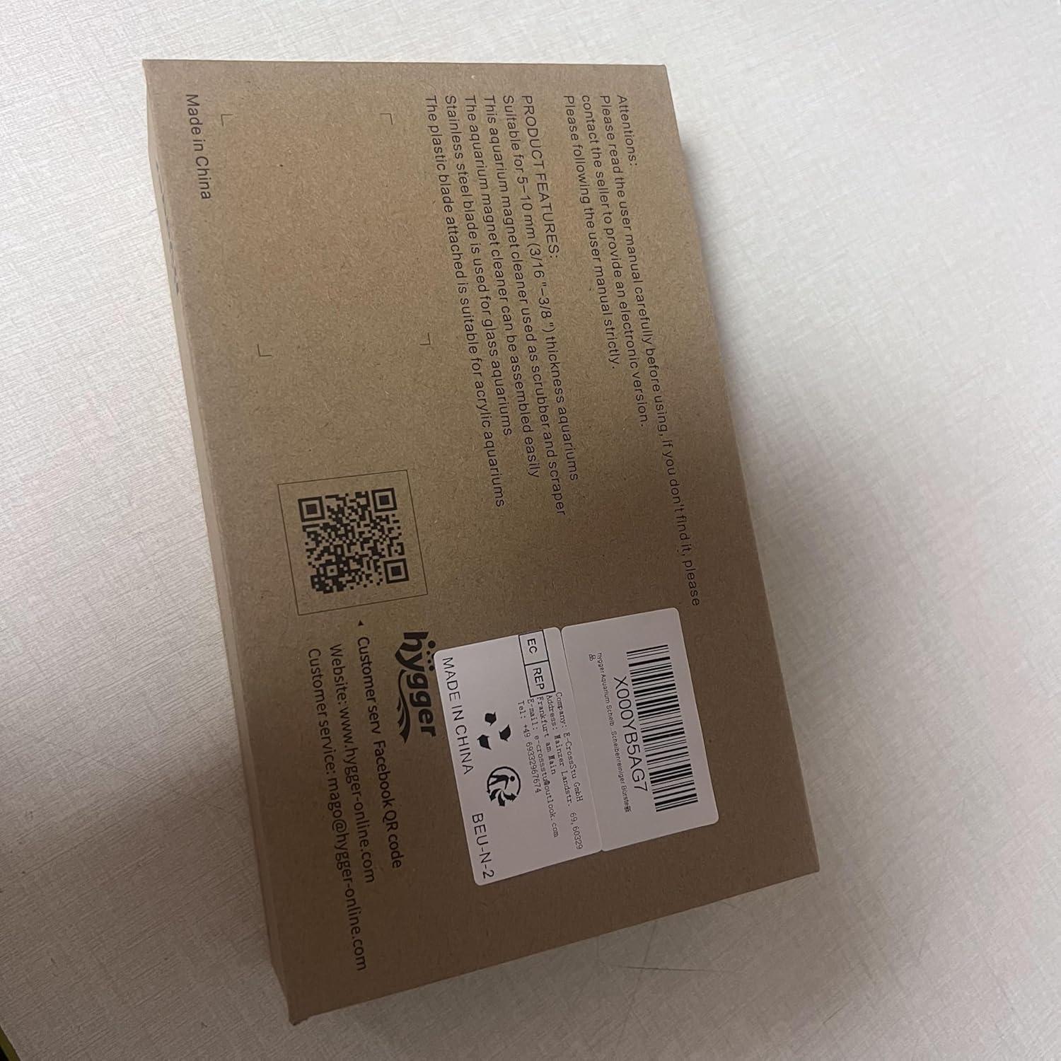 Limpiador Magnético para Acuarios hygger 10.4x5.3cm con Cuchillas