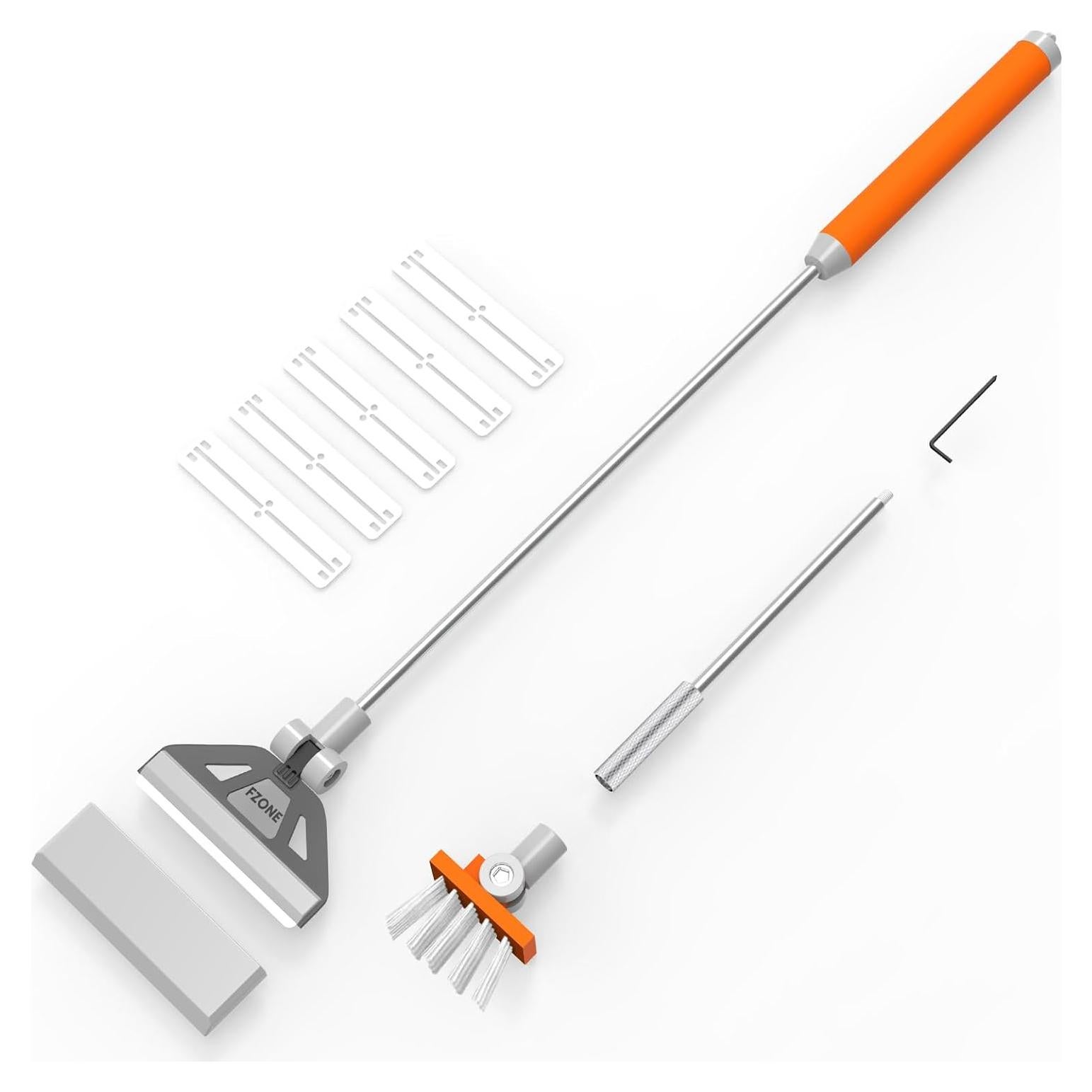 Raspador de Algas FZONE 2-en-1 para Acuarios 48.3cm-66cm