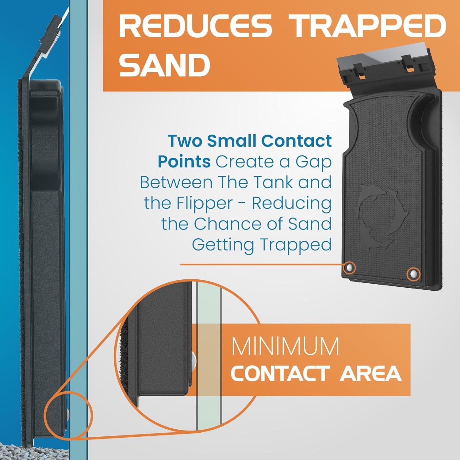 Limpiador Magnético de Acuario Flipper Max 17.8x8.9cm