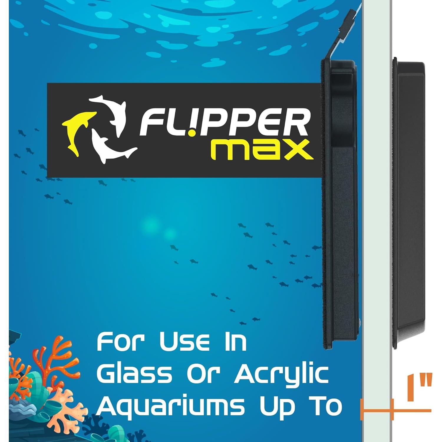 Limpiador Magnético de Acuario Flipper Max 17.8x8.9cm