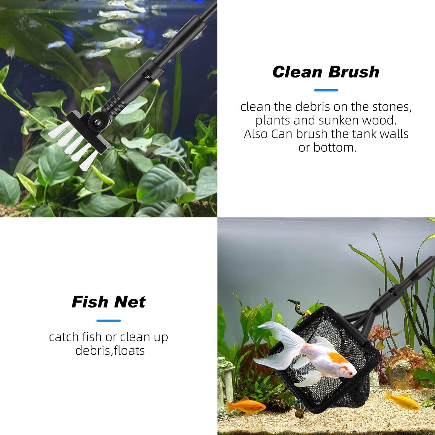 Kit de Limpieza de Acuario Hygger Pequeño 4 en 1 - S