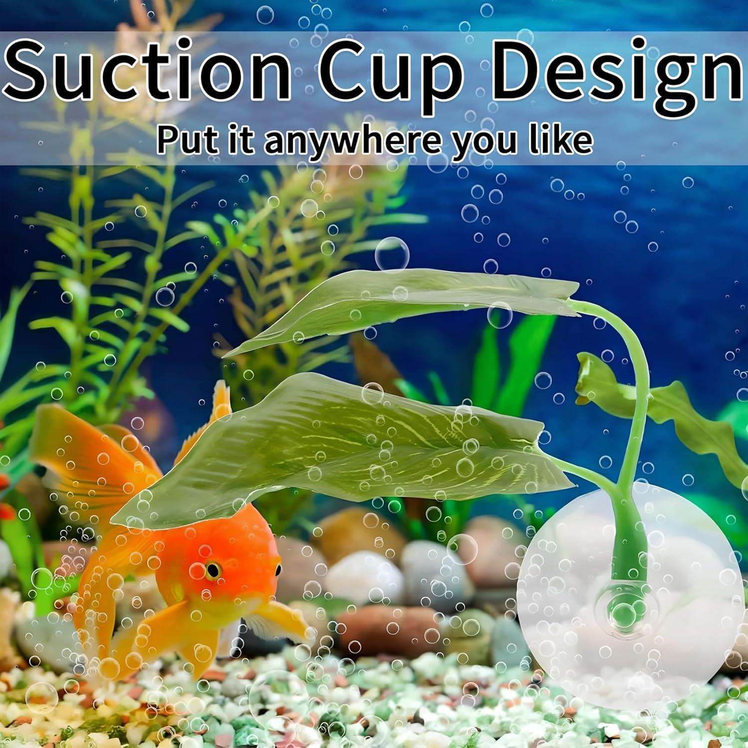 Hamaca de hojas para peces Betta Qi - 2 PCS decoraciones acuarios