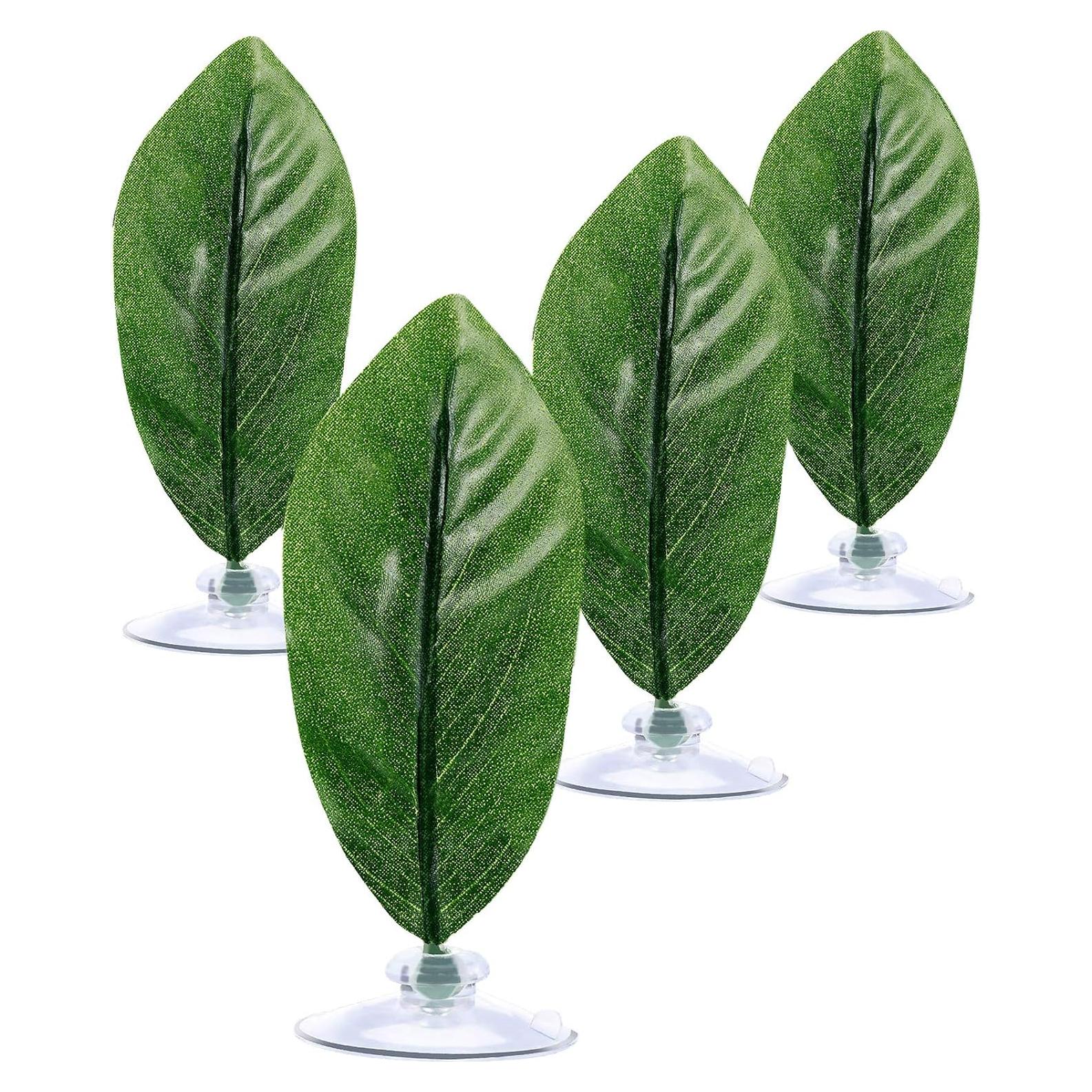 Hamaca de Hoja para Betta Boao - 4 Piezas, 10x11 cm