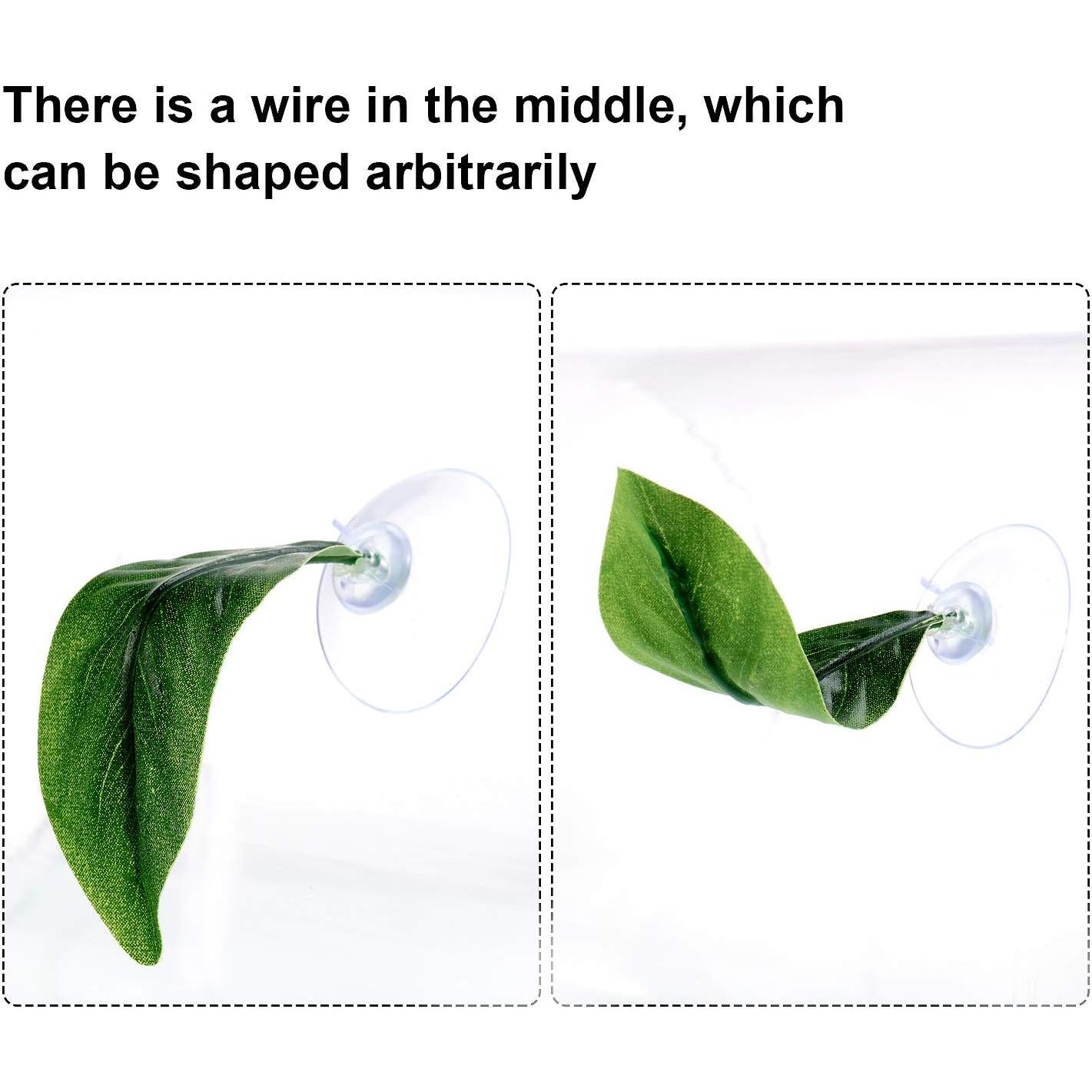 Hamaca de Hoja para Betta Boao - 4 Piezas, 10x11 cm