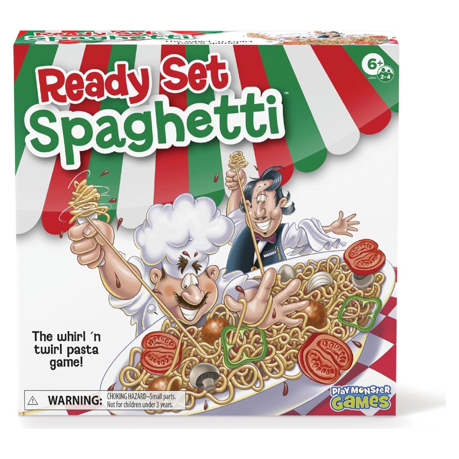 Juego de Mesa Ready Set Spaghetti - Diversión Familiar 2-4 Jugadores