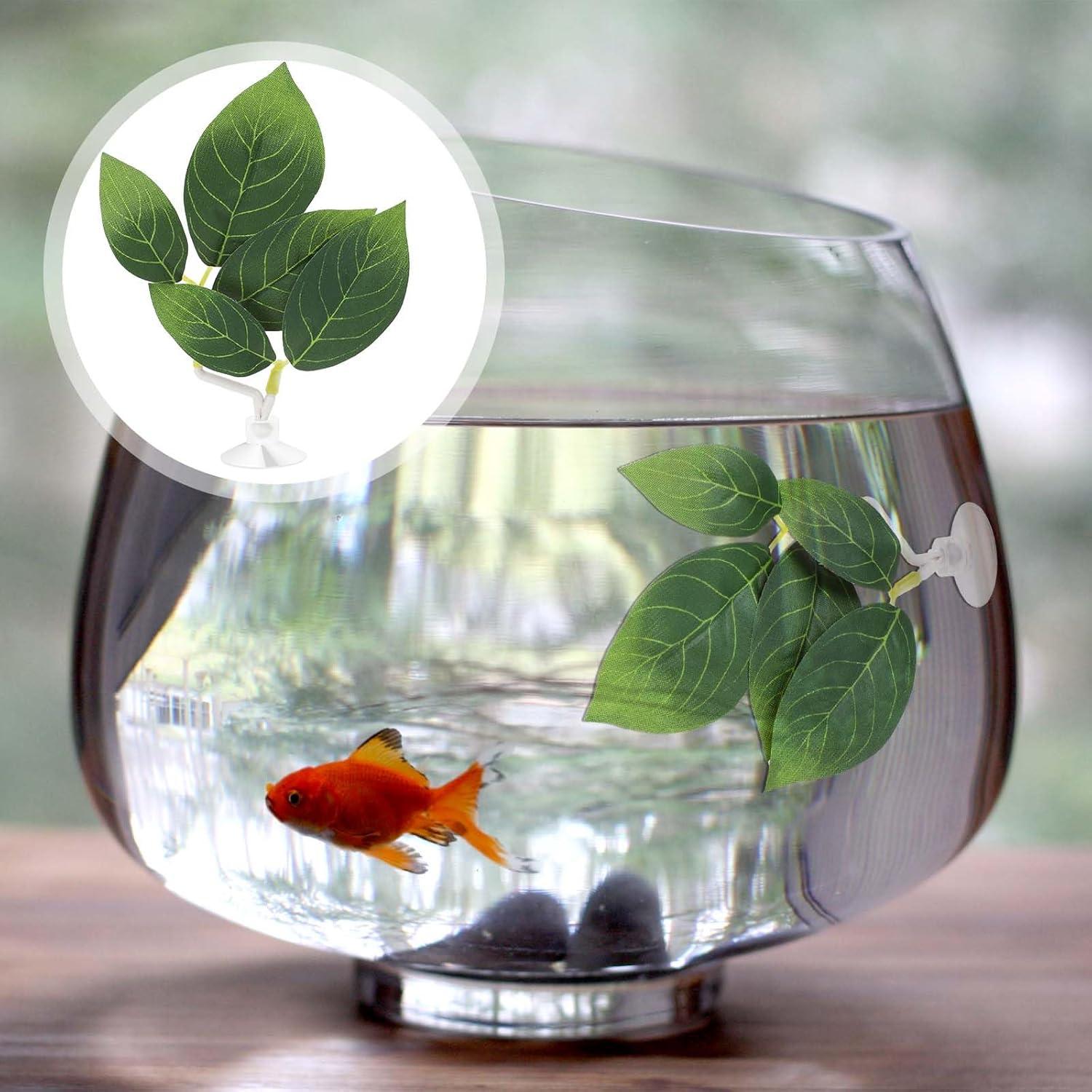 3 Piezas Almohadillas de Hoja para Acuario Betta Hariendny