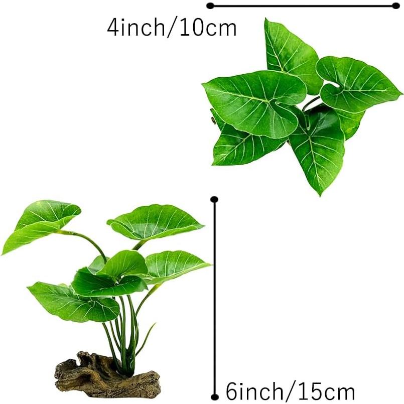 Decoración de Acuario Smoothedo Hoja Betta 15.24cm Verde