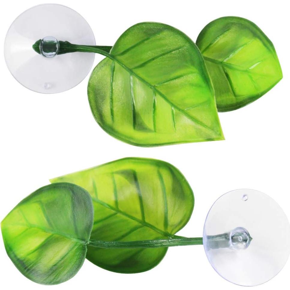 Hamaca de Hoja para Peces Betta Lystaii 4 Piezas Decorativa