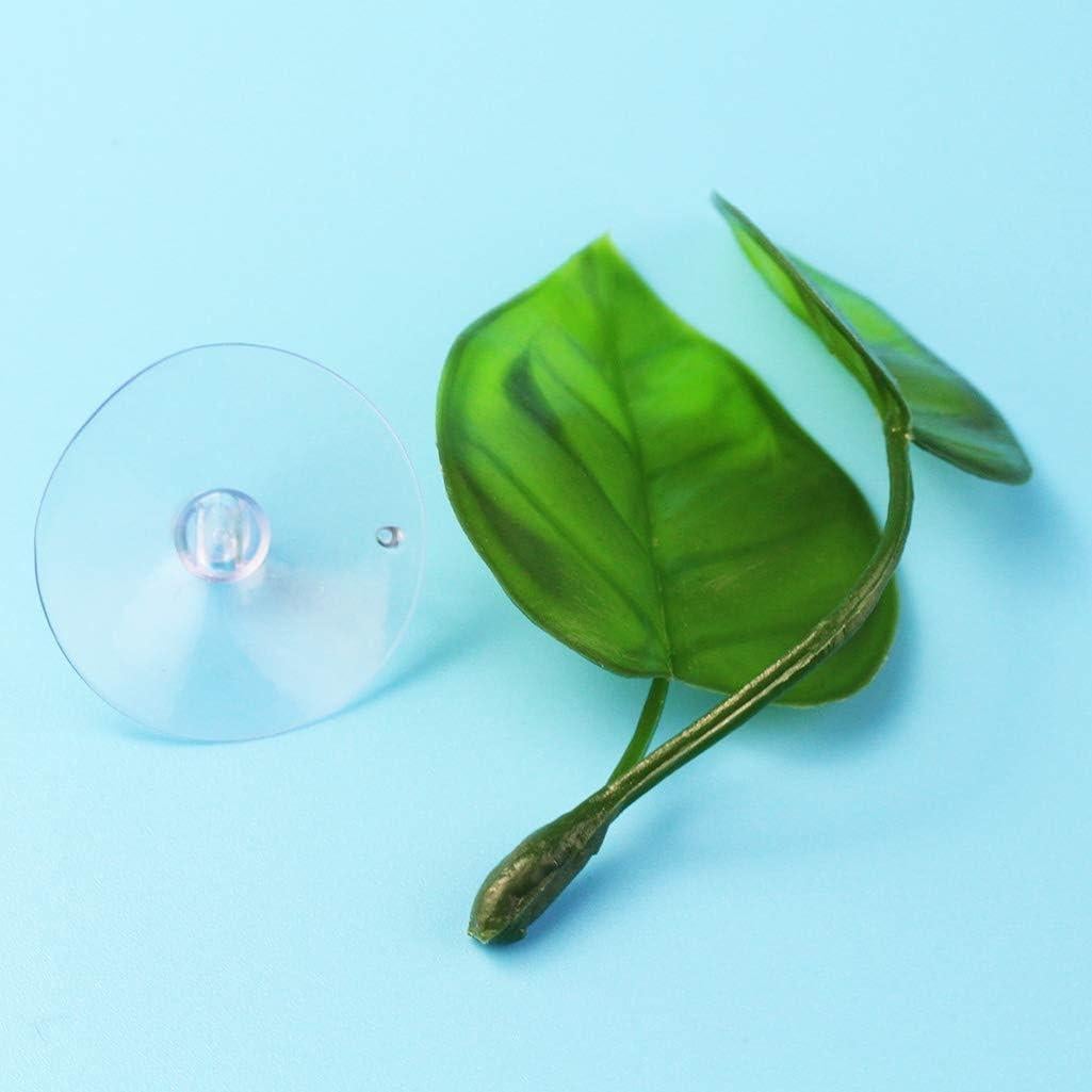 Hamaca de Hoja para Peces Betta Lystaii 4 Piezas Decorativa