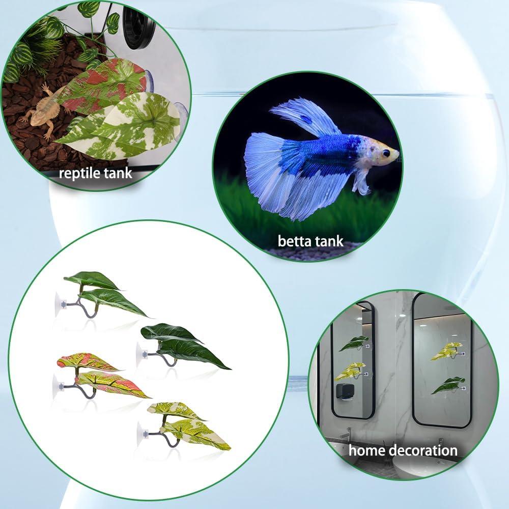 Paquete de 4 Hamacas de Hoja Betta CeniBble 10.9x4.8cm