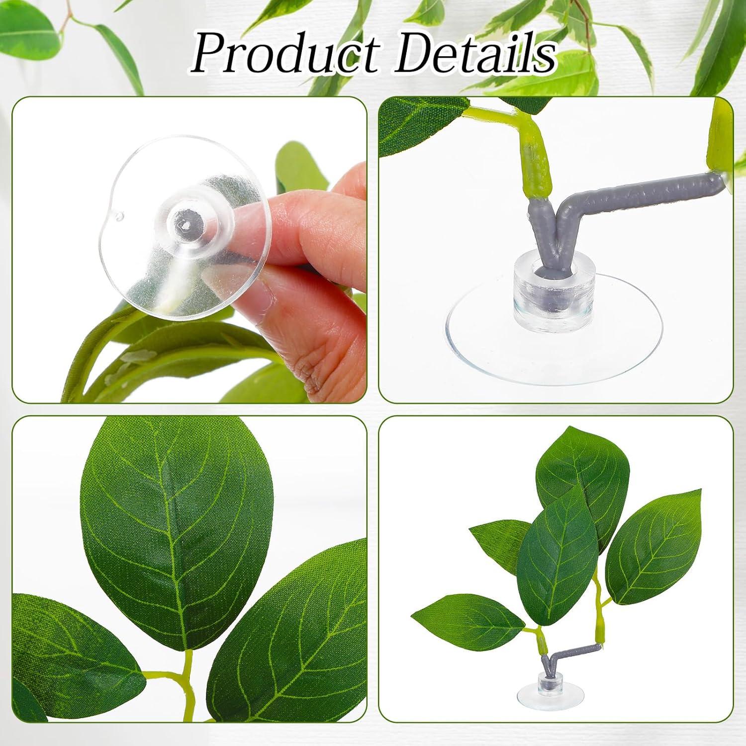 Paquete de 3 almohadillas de hoja Thinp para peces Betta