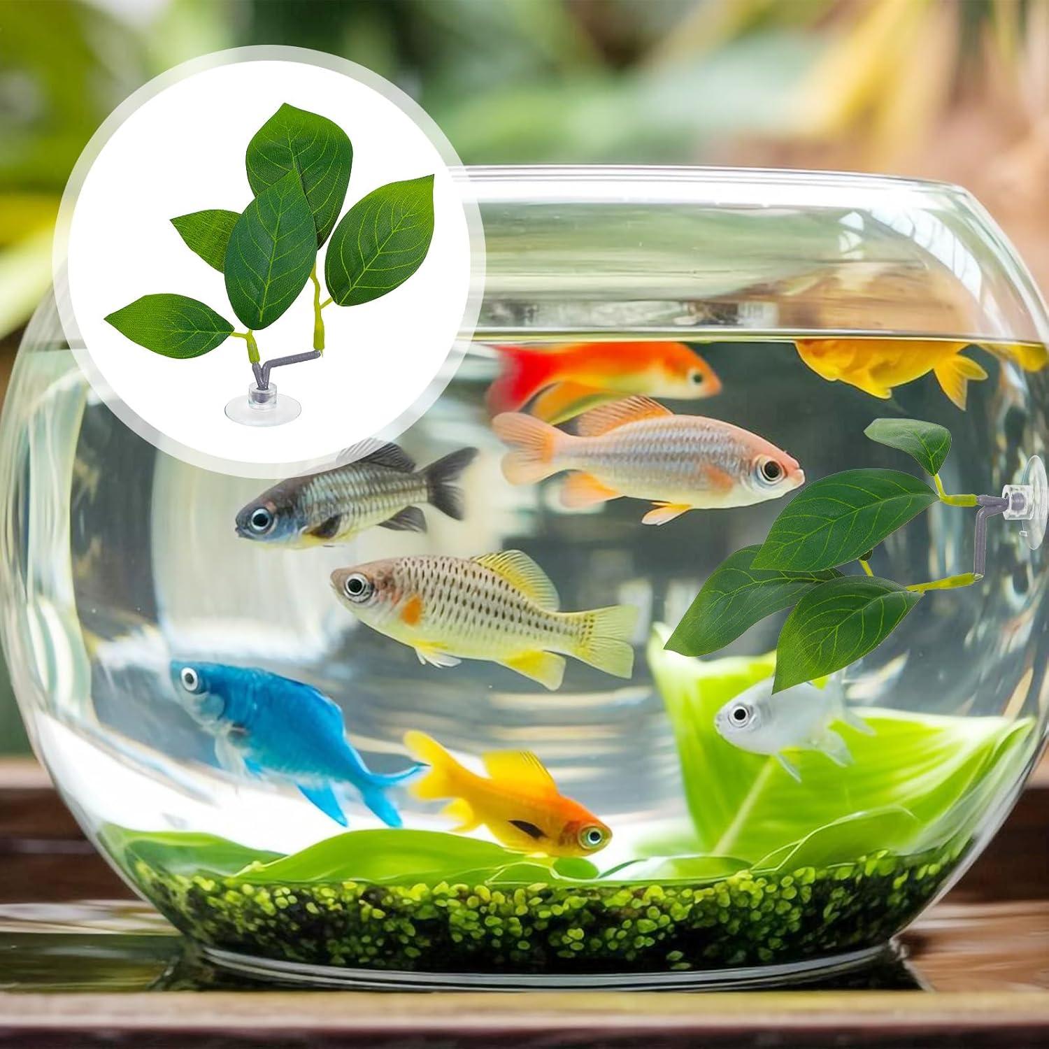 Paquete de 3 almohadillas de hoja Thinp para peces Betta