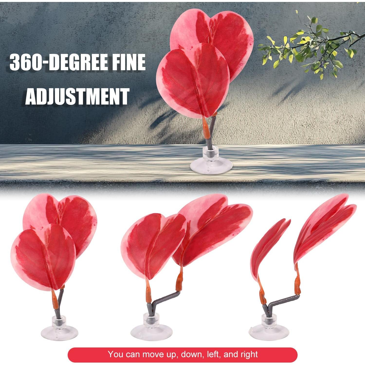 Juego de 4 Hamacas de Hoja para Betta Lyreh - Rojo