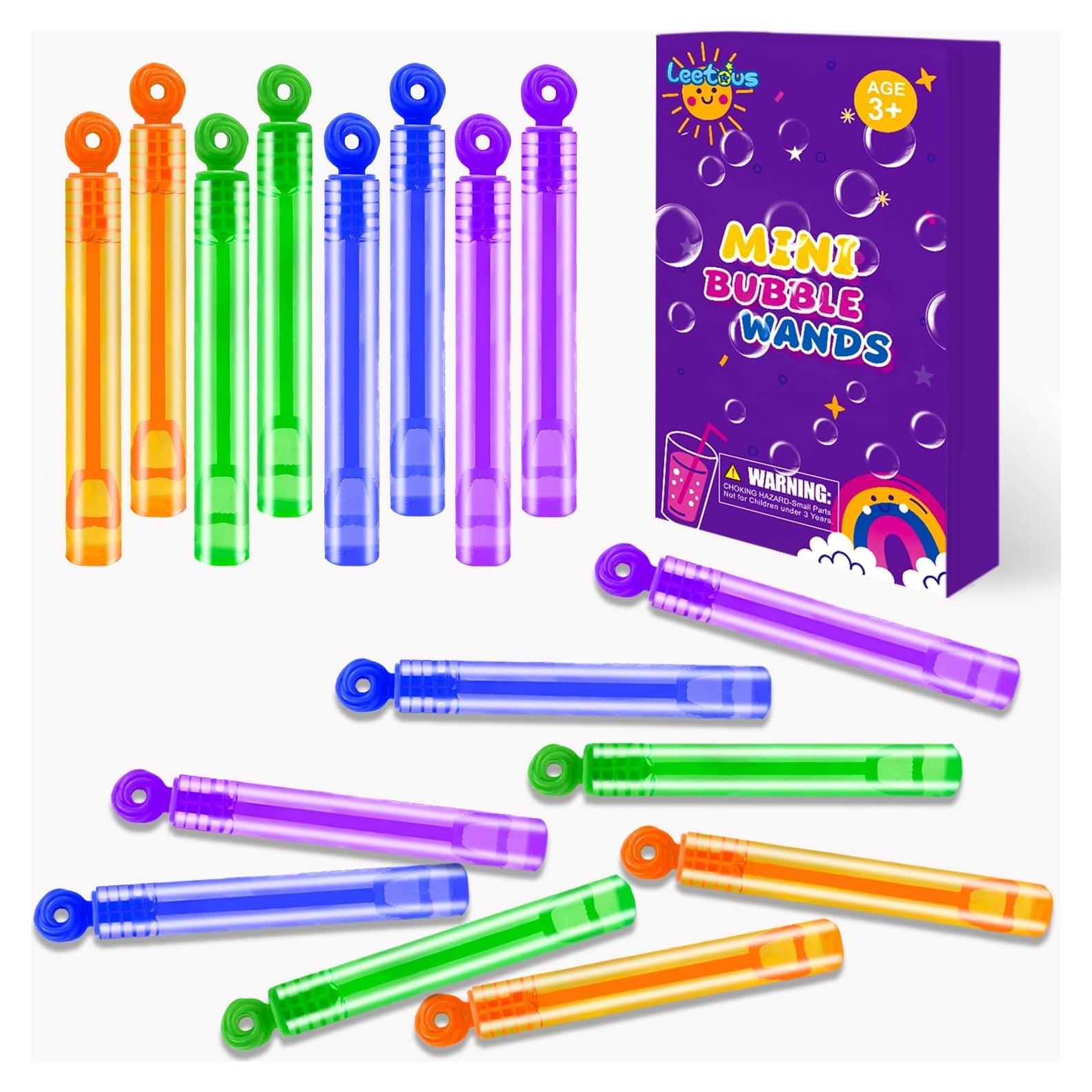 Paquete de 20 Varitas de Burbujas Donut Leetous - Suministros de Fiesta