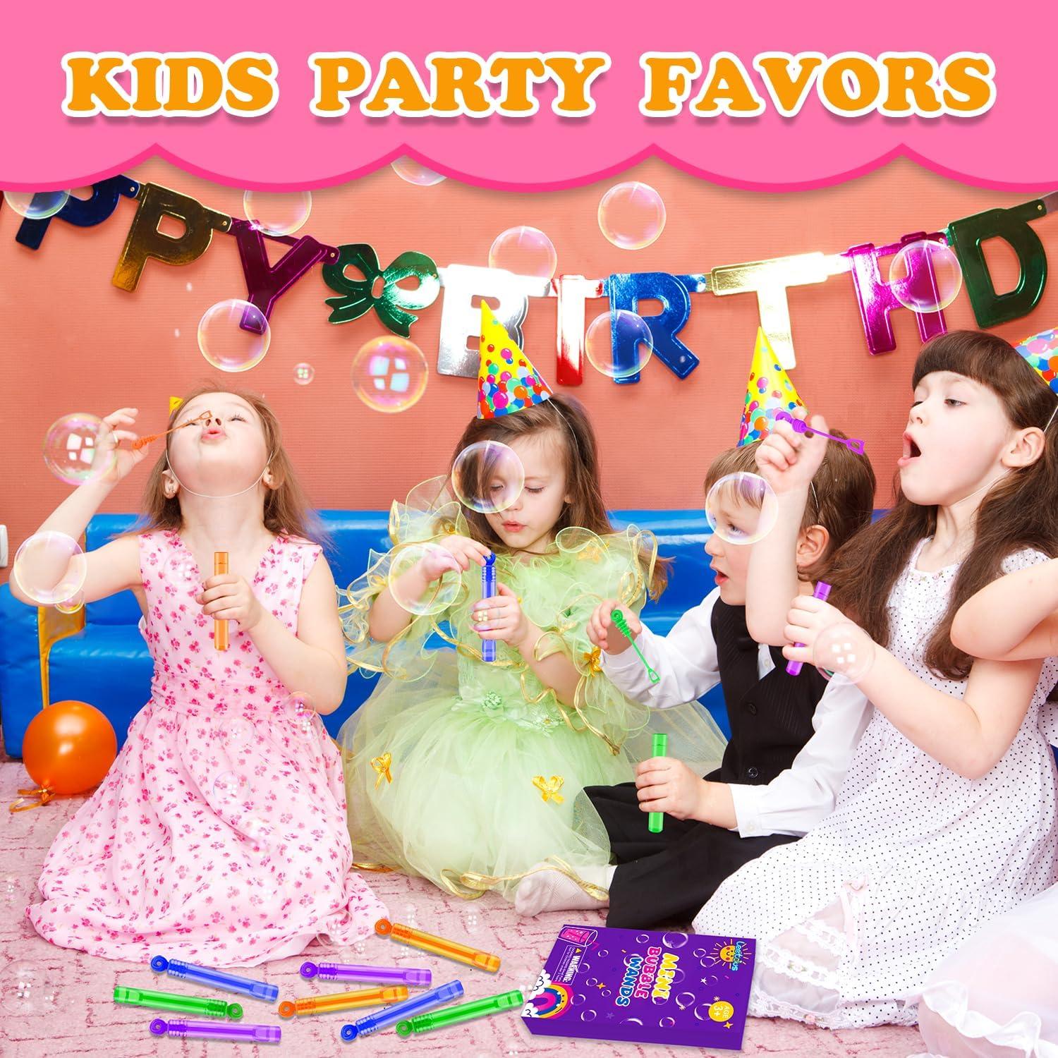 Paquete de 20 Varitas de Burbujas Donut Leetous - Suministros de Fiesta