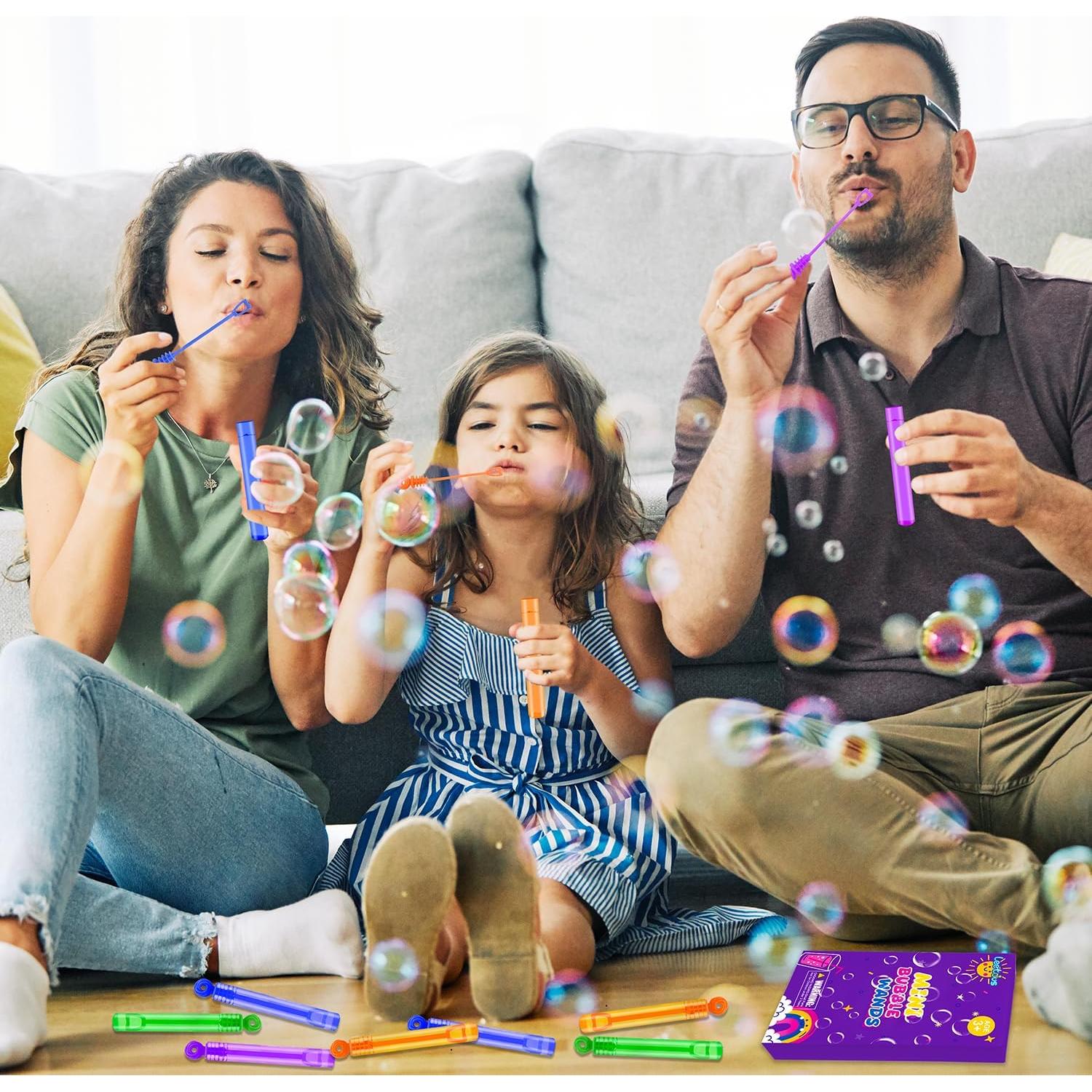 Paquete de 20 Varitas de Burbujas Donut Leetous - Suministros de Fiesta