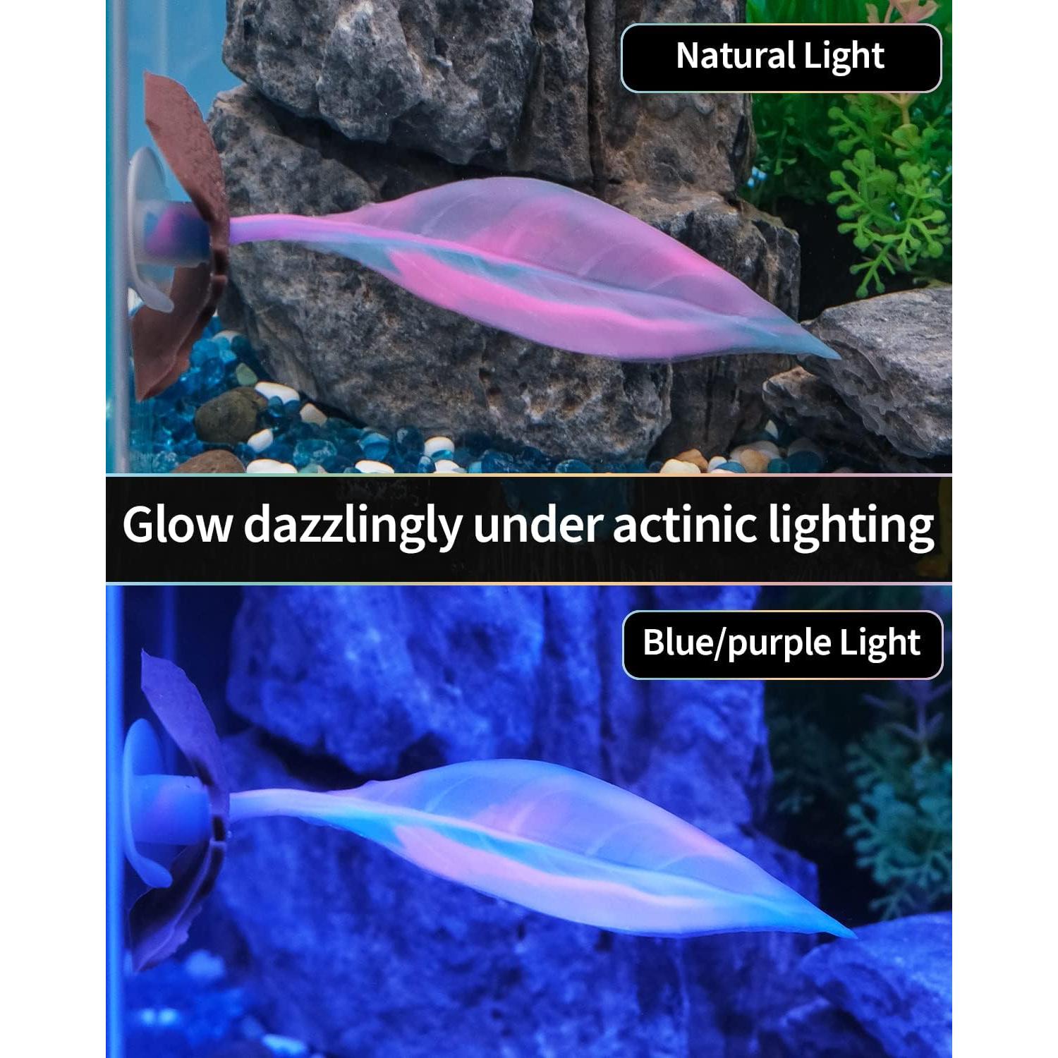 Hamaca de Hoja Uniclife para Betta, Silicona Rosa, 15.87x23.74cm