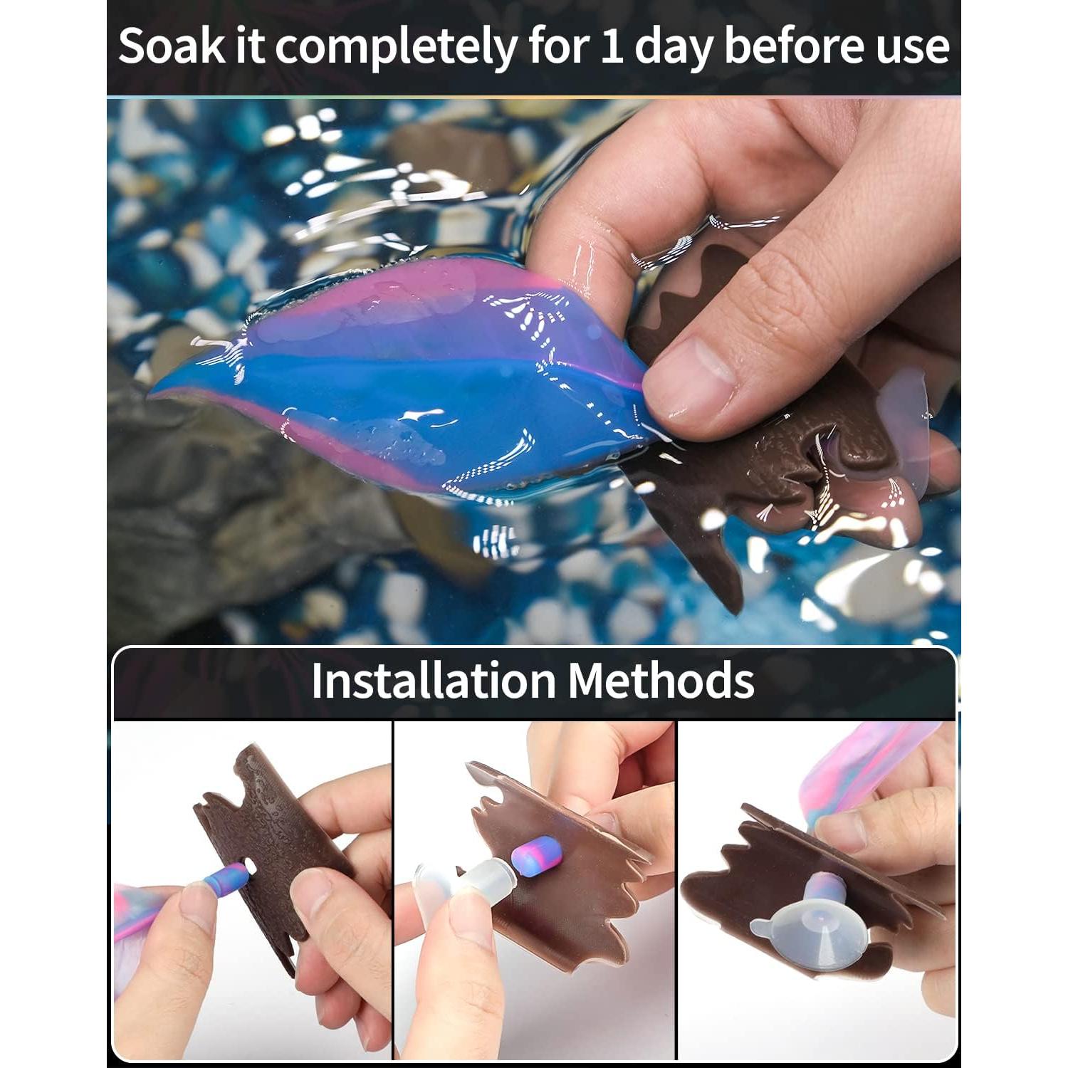 Hamaca de Hoja Uniclife para Betta, Silicona Rosa, 15.87x23.74cm