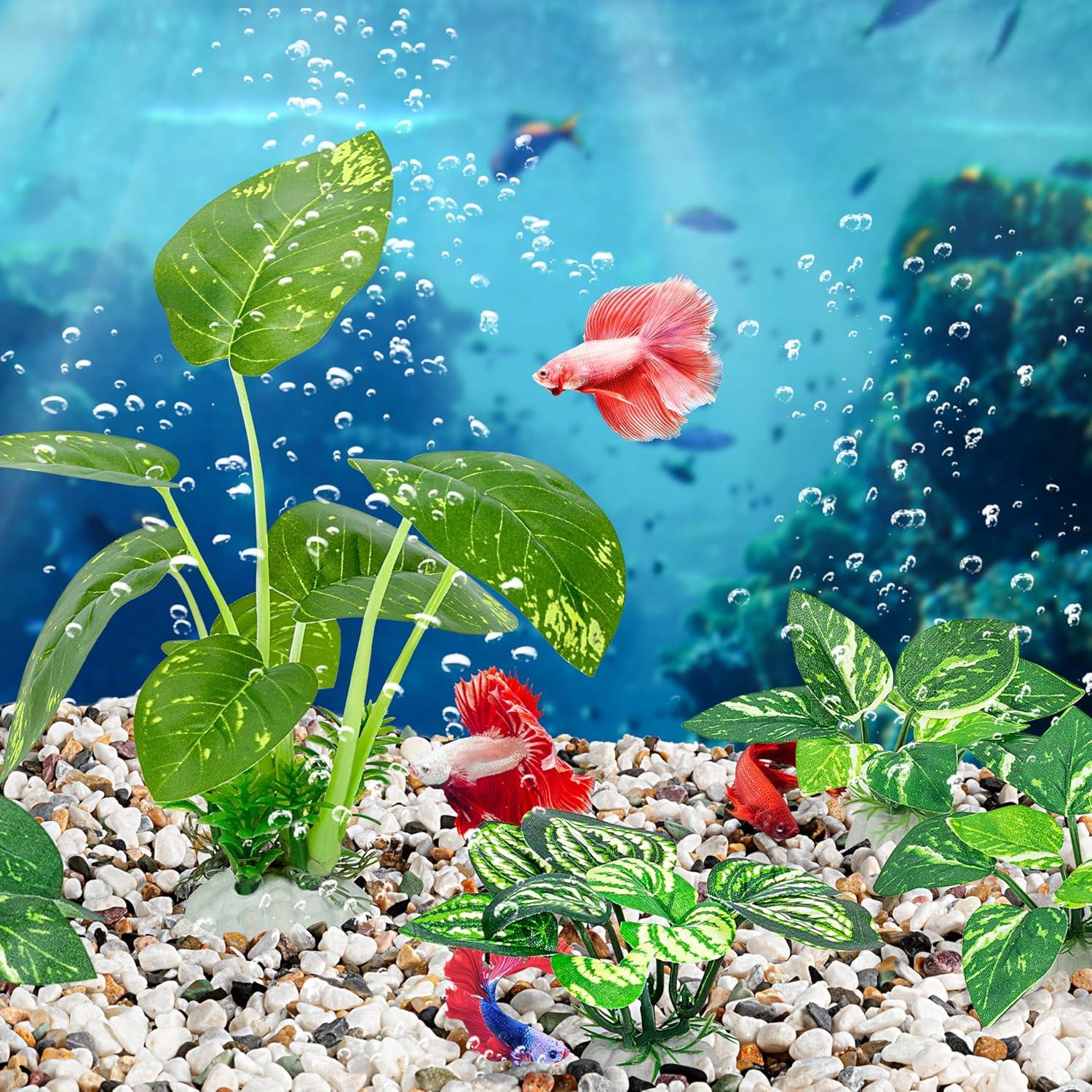 Plantas de Acuario de Seda MyLifeUNIT - 10 Piezas Decorativas