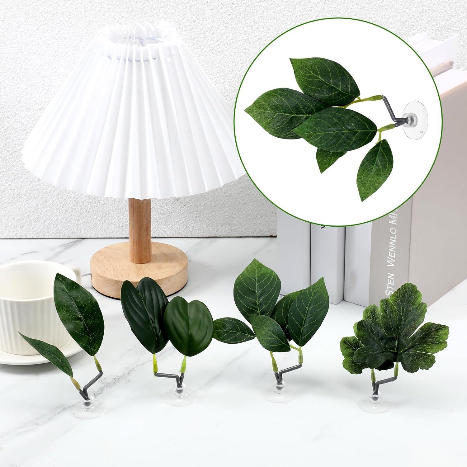 4 Hojas de Betta KALIONE - Accesorios para Acuario Verde