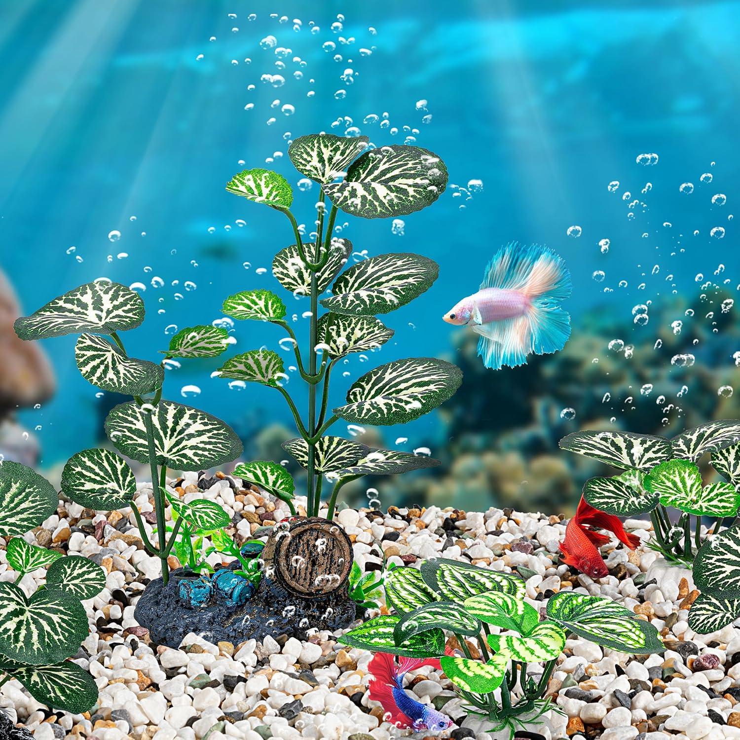 Plantas de Acuario Artificiales MyLifeUNIT - Paquete de 10