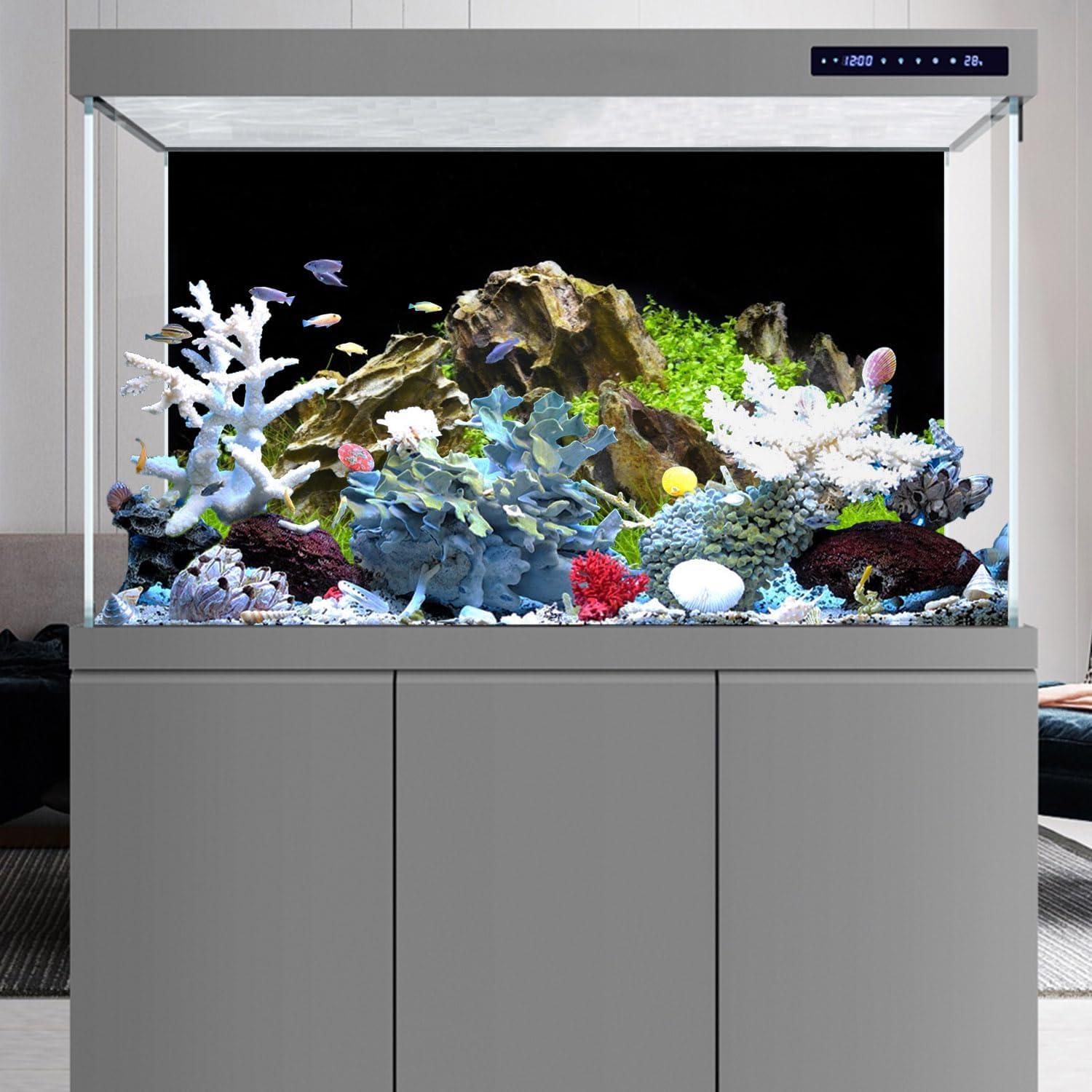 Fondo de Acuario Vinilo 60x30 cm AWERT - Decoración Natural