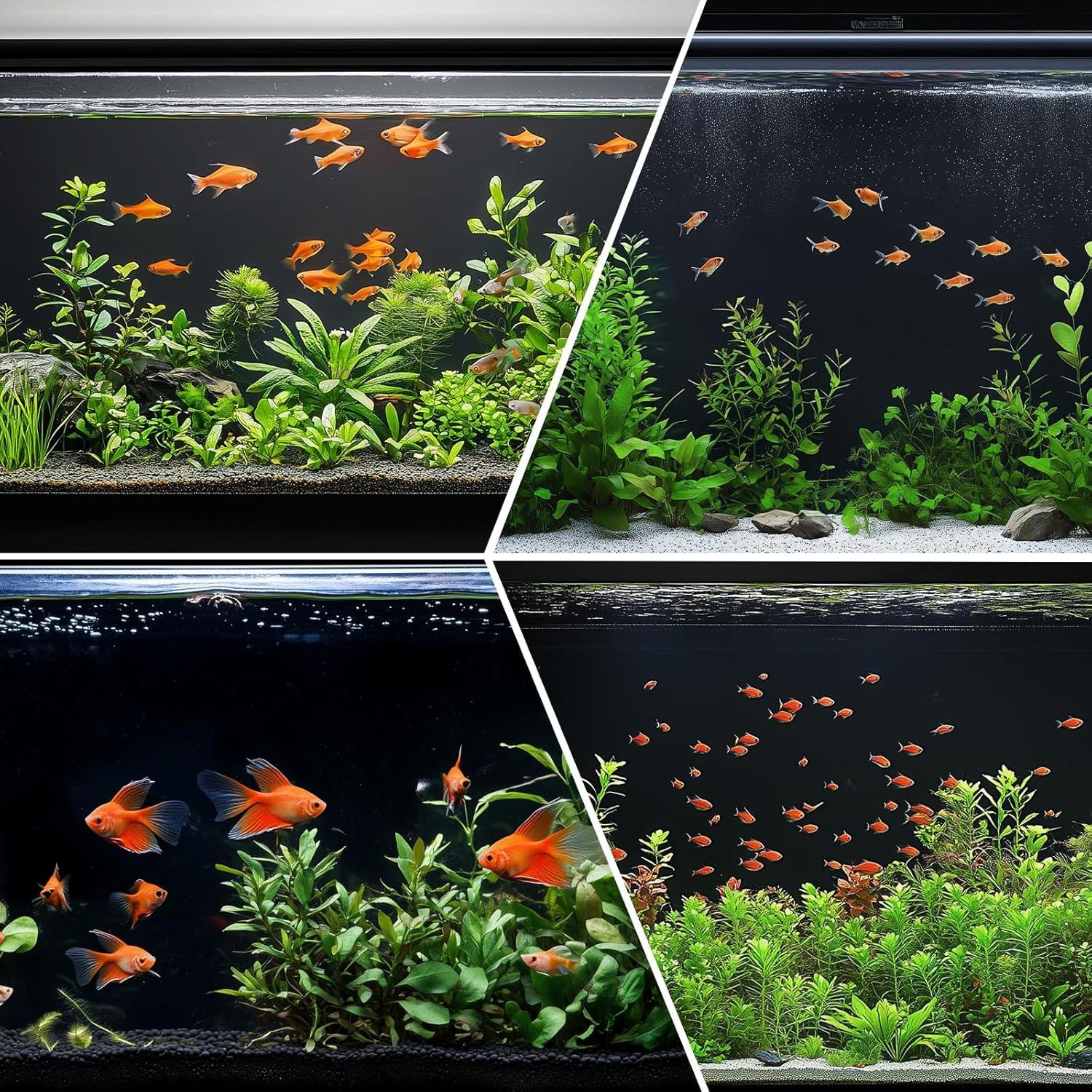 Papel de Fondo para Acuario Hygger CO2 45x120cm Negro