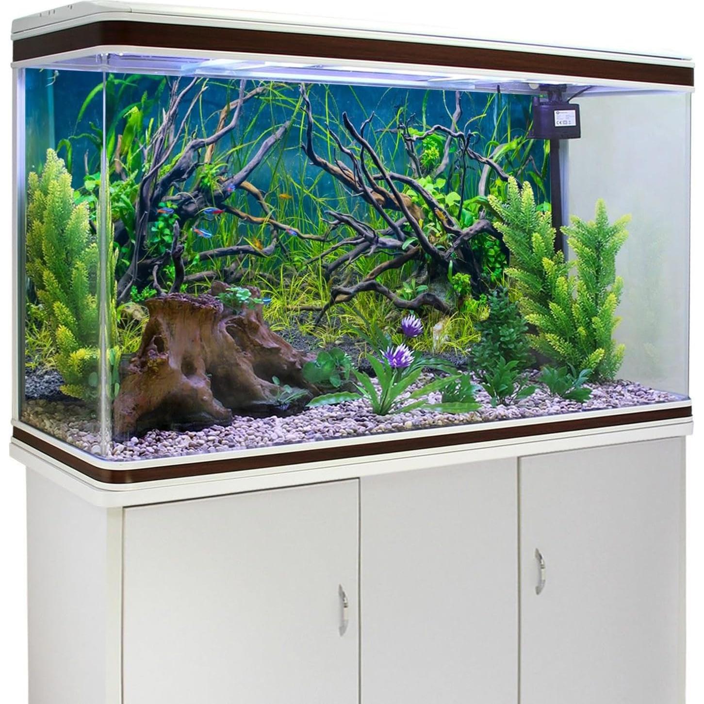 Fondo de Acuario Vinilo AWERT 120x60 cm Tropical