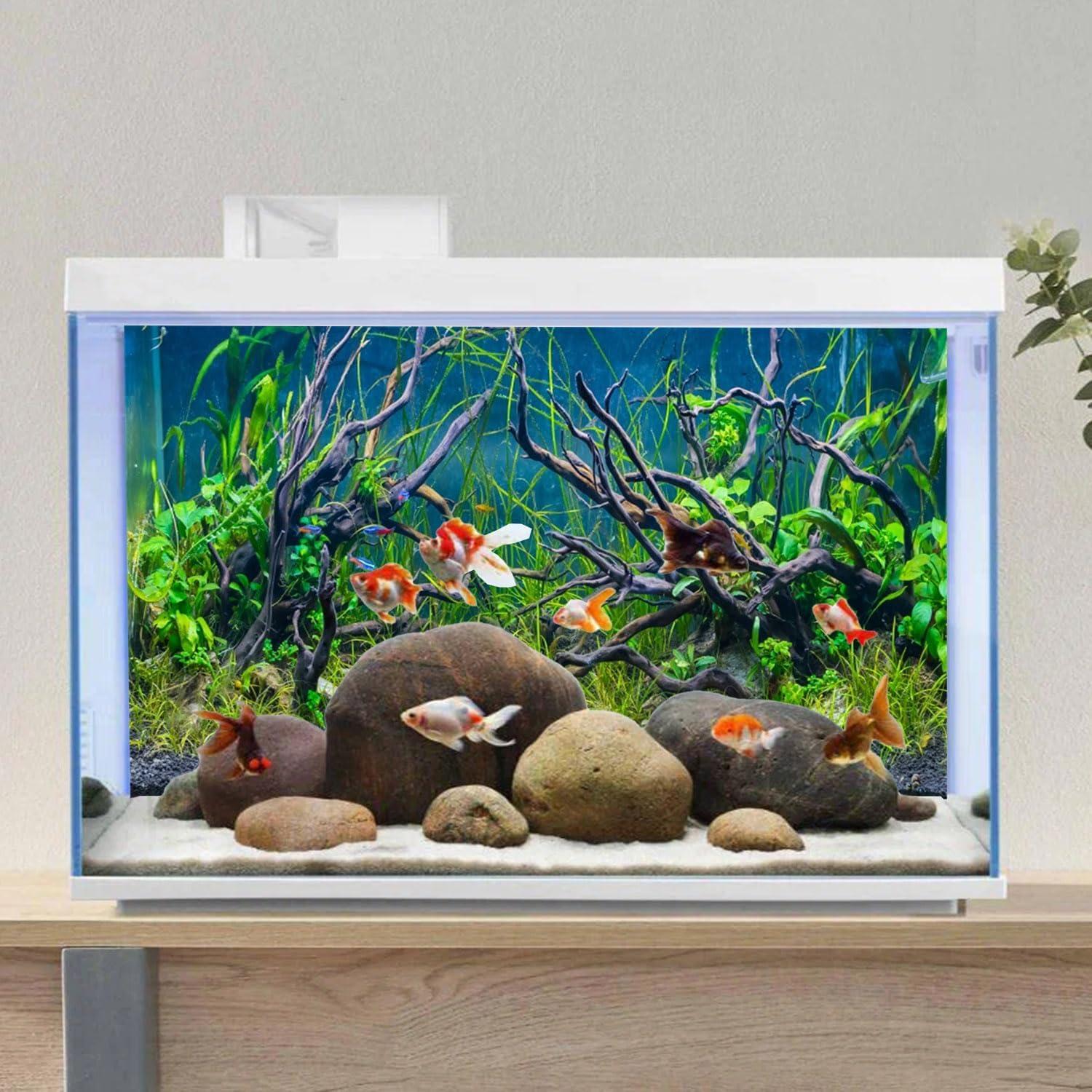 Fondo de Acuario Vinilo AWERT 120x60 cm Tropical