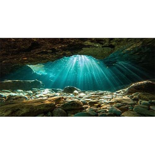 Fondo de Acuario 120x45 cm Pinpai Poliester Duradero